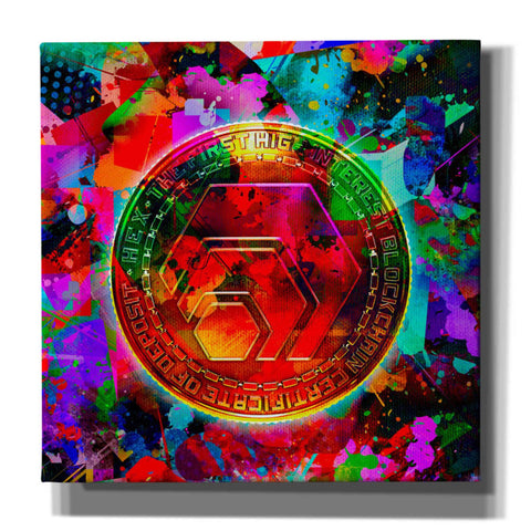Image of 'HEX Crypto Color,' Canvas Wall Art