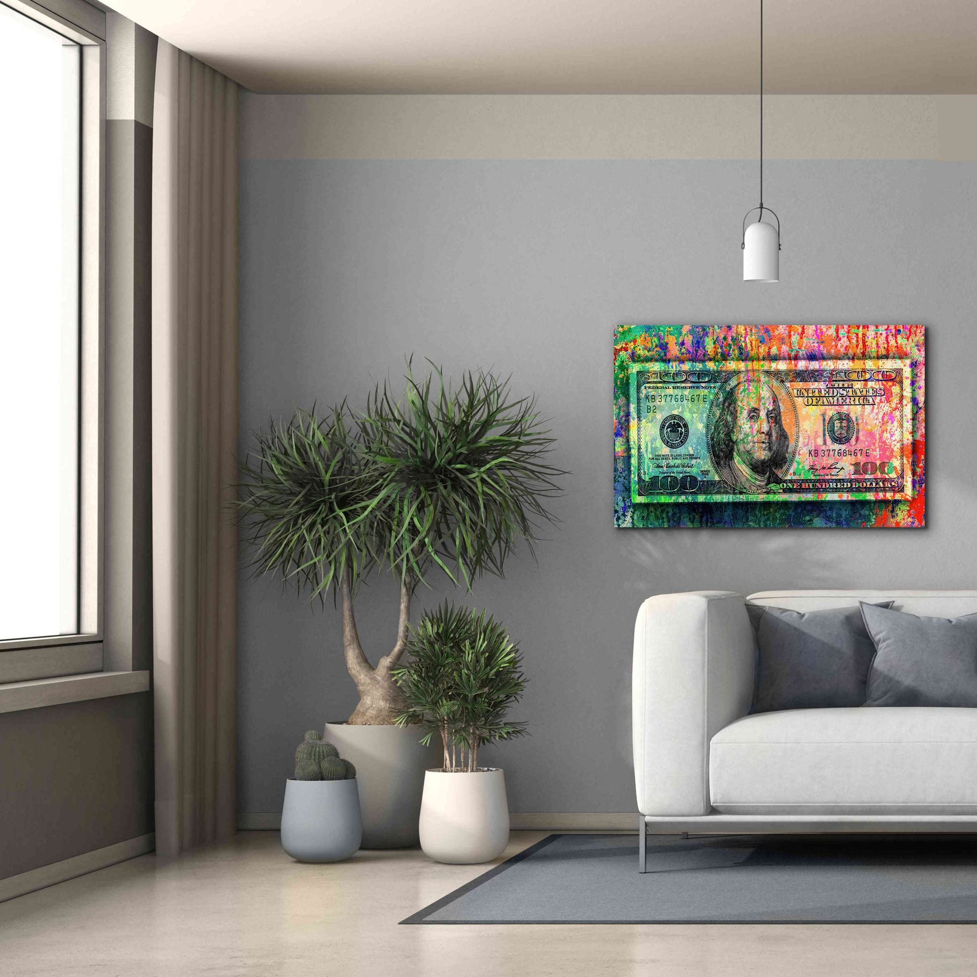 'Money Trail,' Canvas Wall Art,40x26
