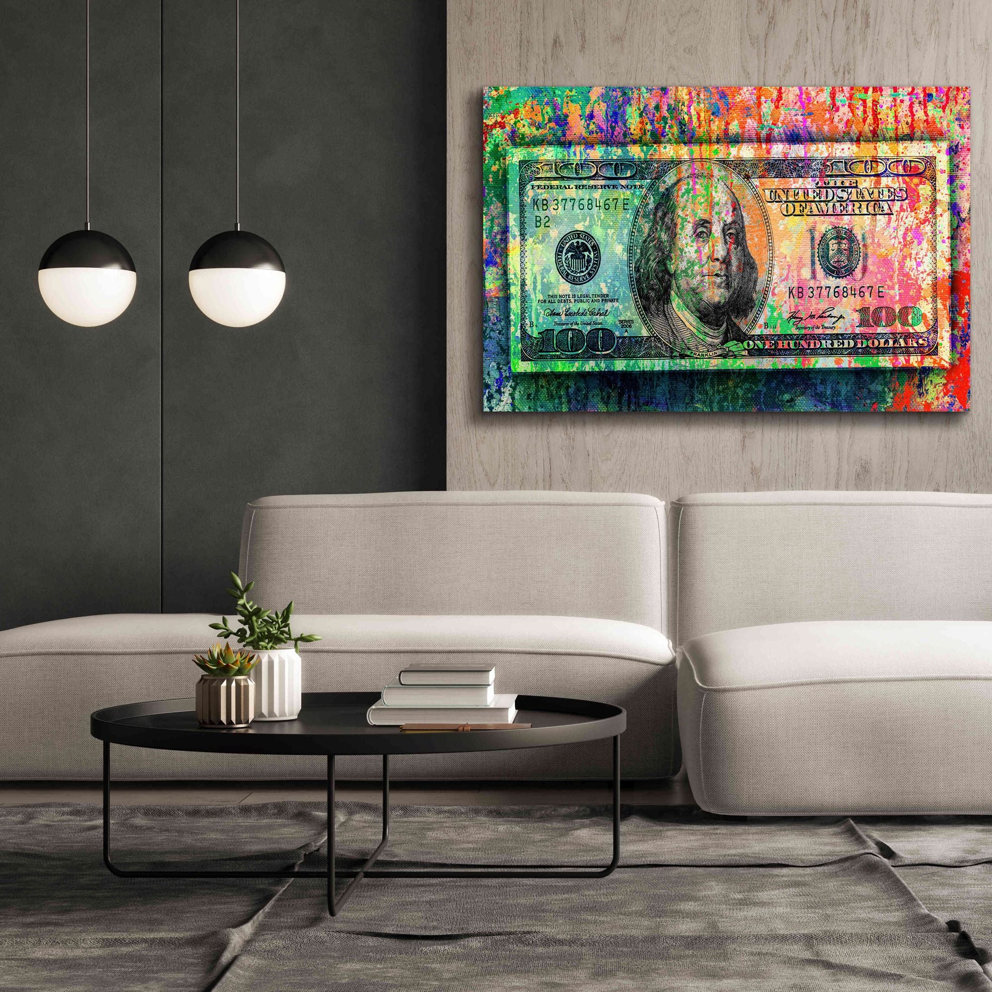 'Money Trail,' Canvas Wall Art,60x40