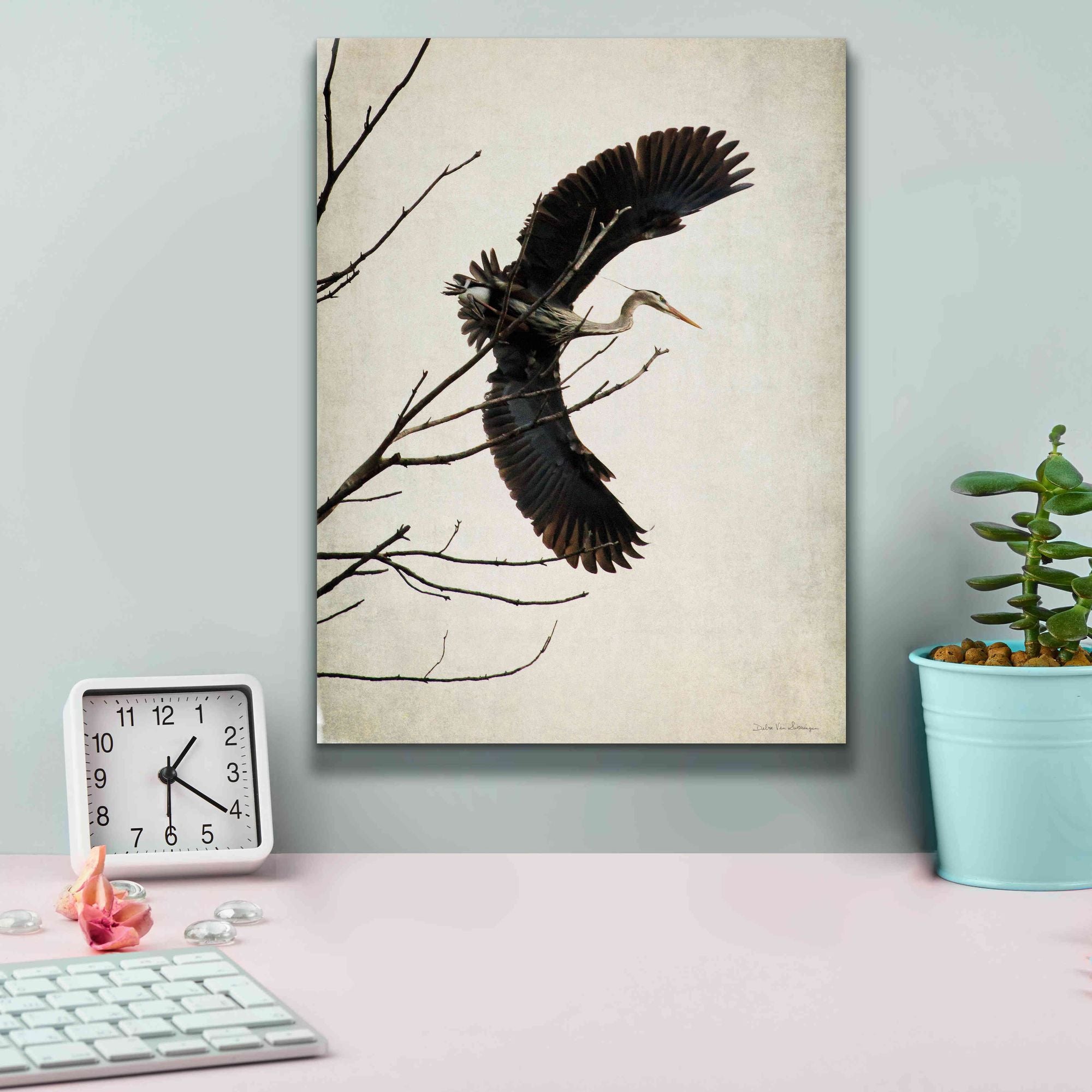 'Bitcoin to the Moon' Canvas Wall Art,12x16