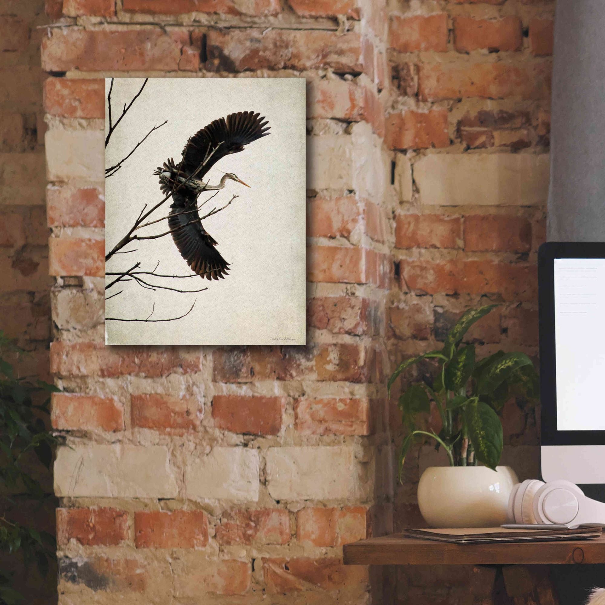 'Bitcoin to the Moon' Canvas Wall Art,12x16