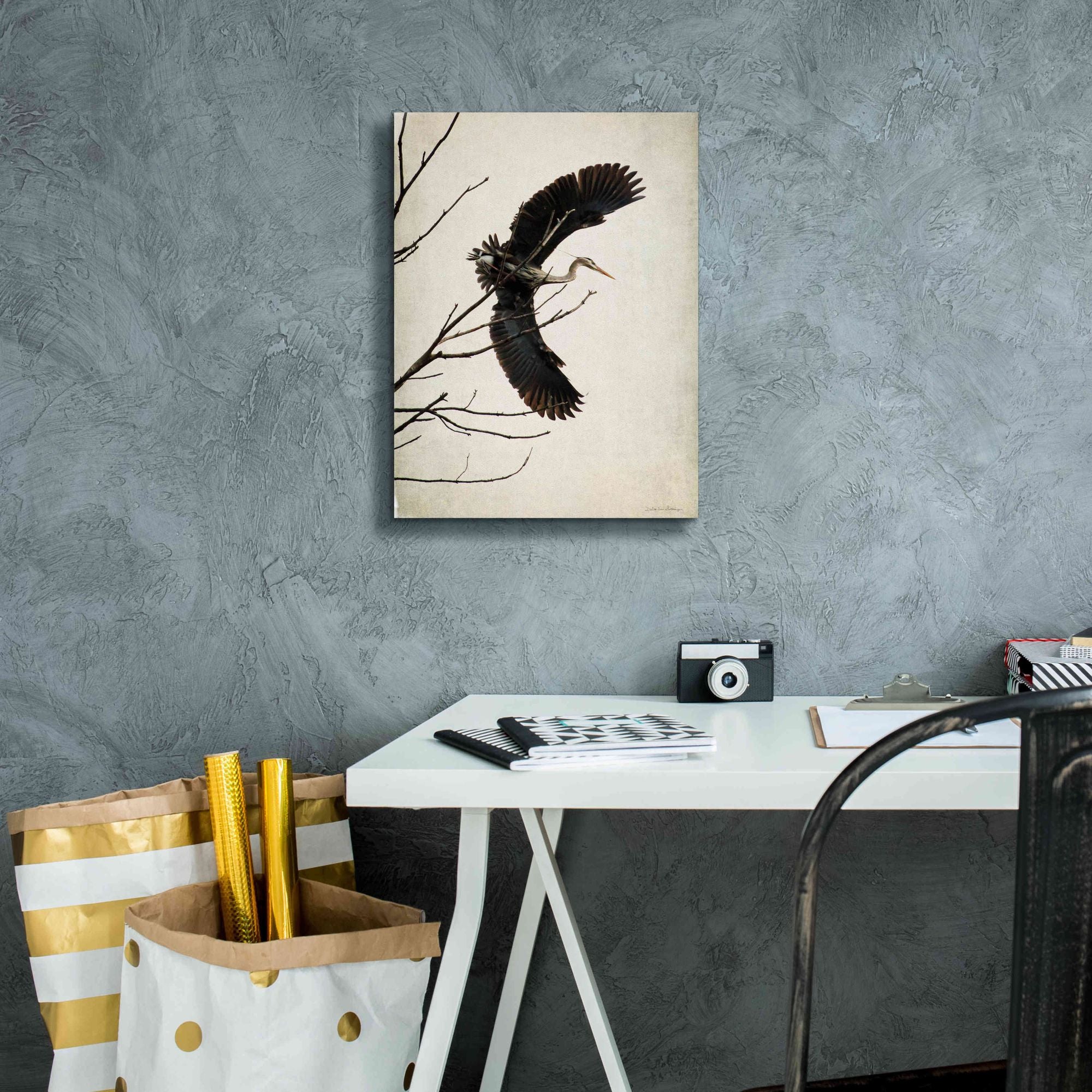 'Bitcoin to the Moon' Canvas Wall Art,12x16