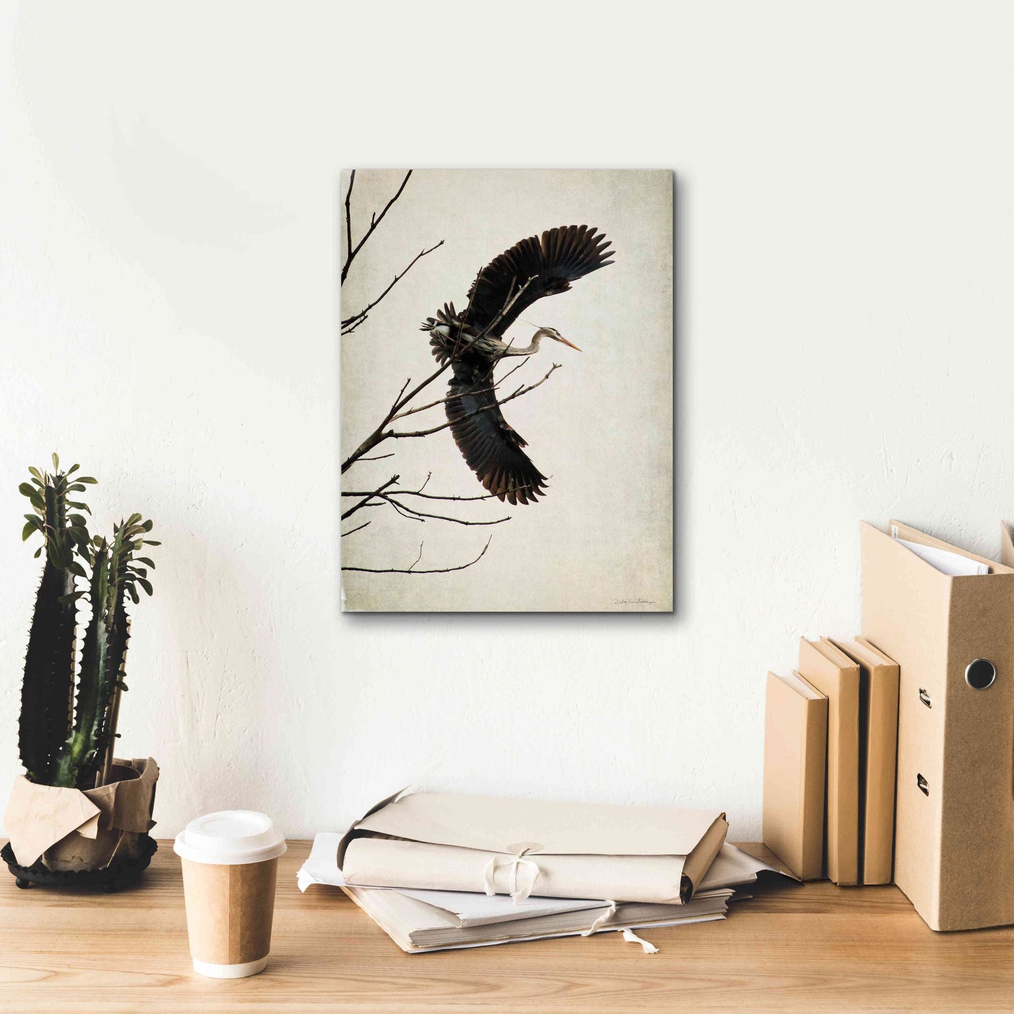 'Bitcoin to the Moon' Canvas Wall Art,12x16