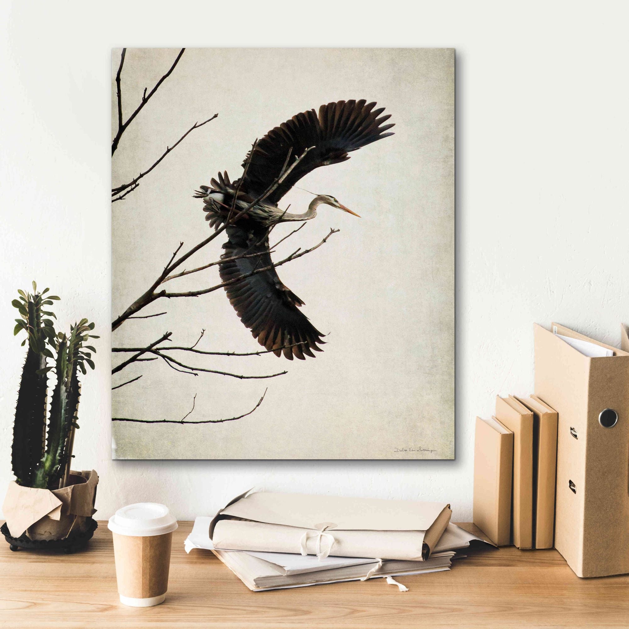 'Bitcoin to the Moon' Canvas Wall Art,20 x 24