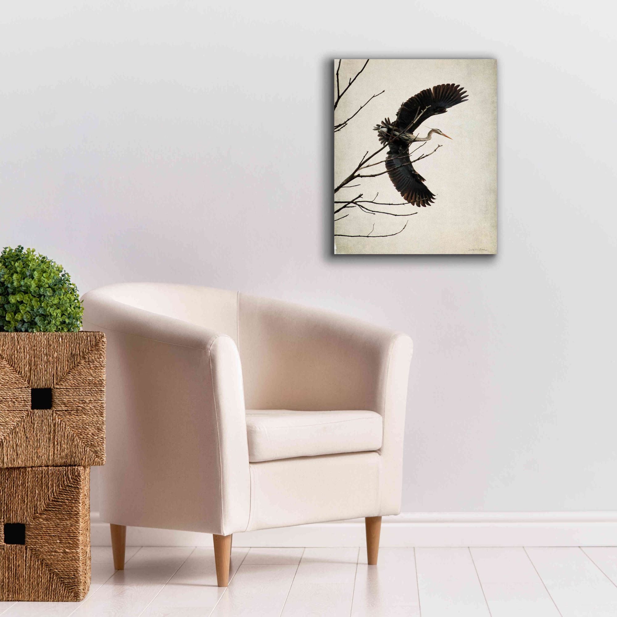 'Bitcoin to the Moon' Canvas Wall Art,20 x 24