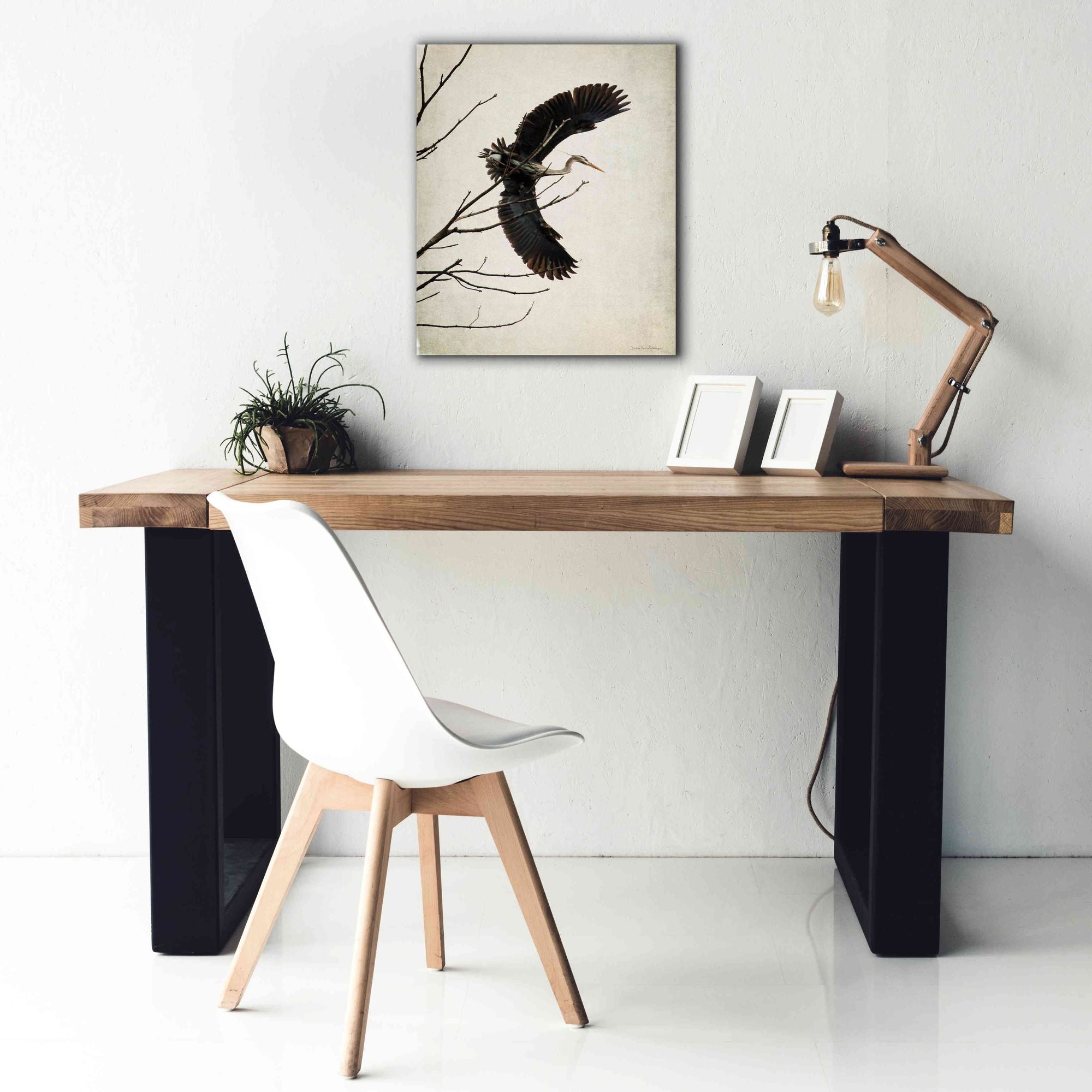 'Bitcoin to the Moon' Canvas Wall Art,20 x 24