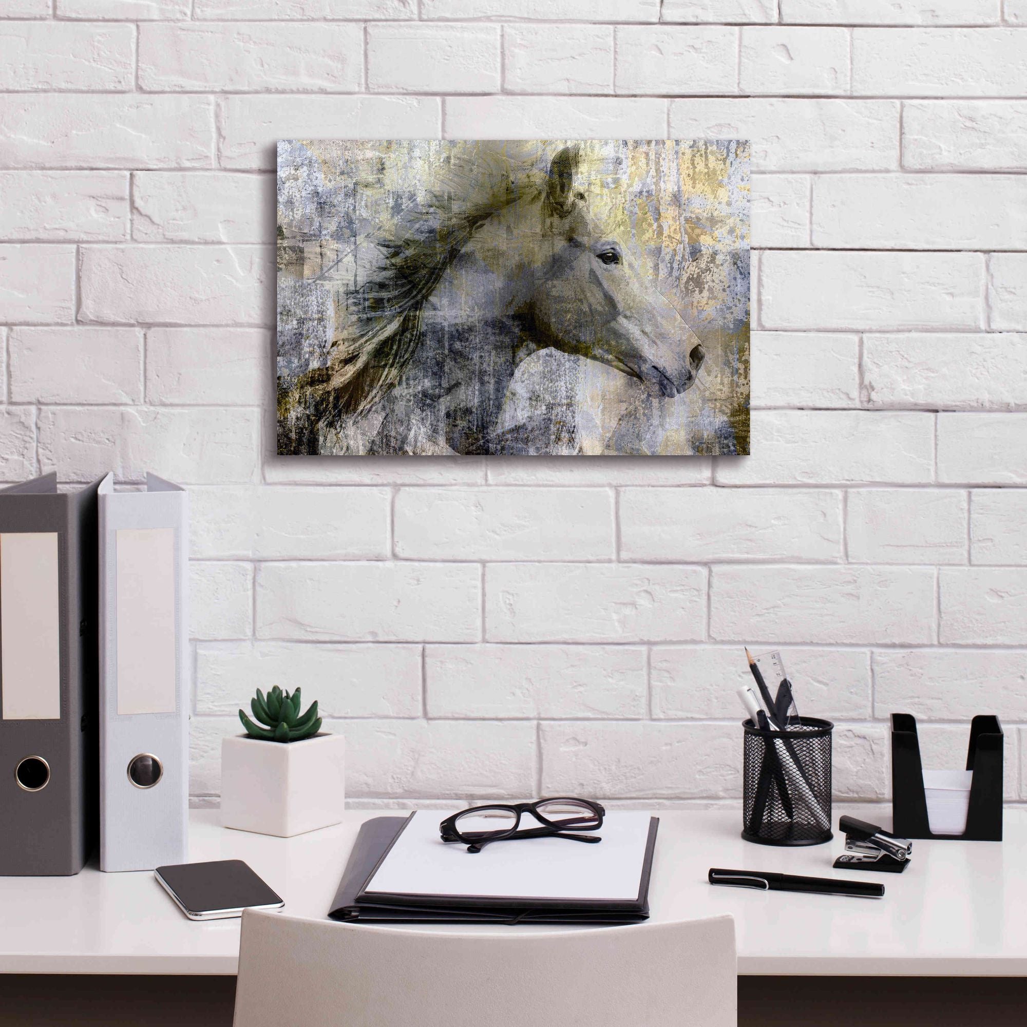 'Vintage Horse,' Canvas Wall Art,18x12