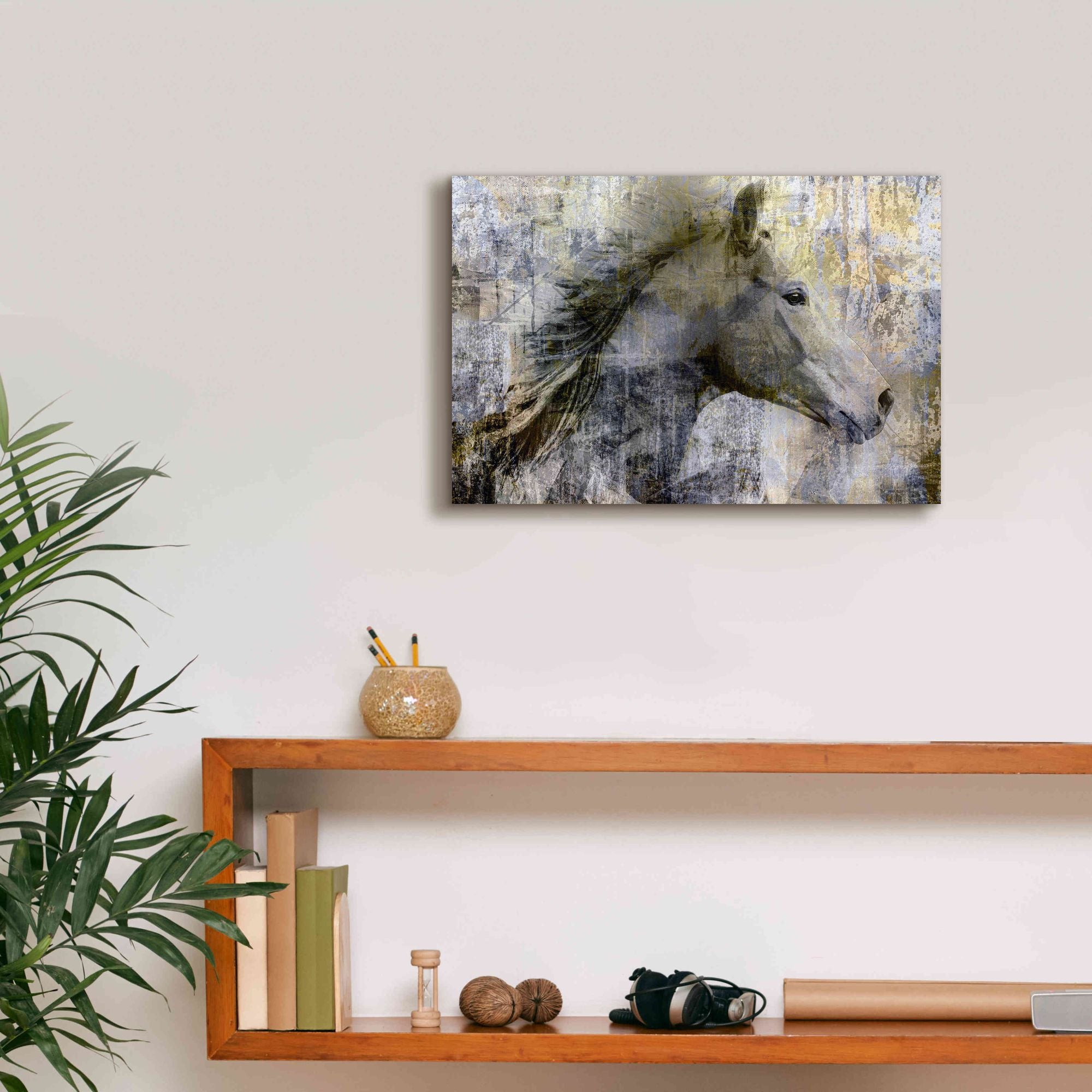 'Vintage Horse,' Canvas Wall Art,18x12