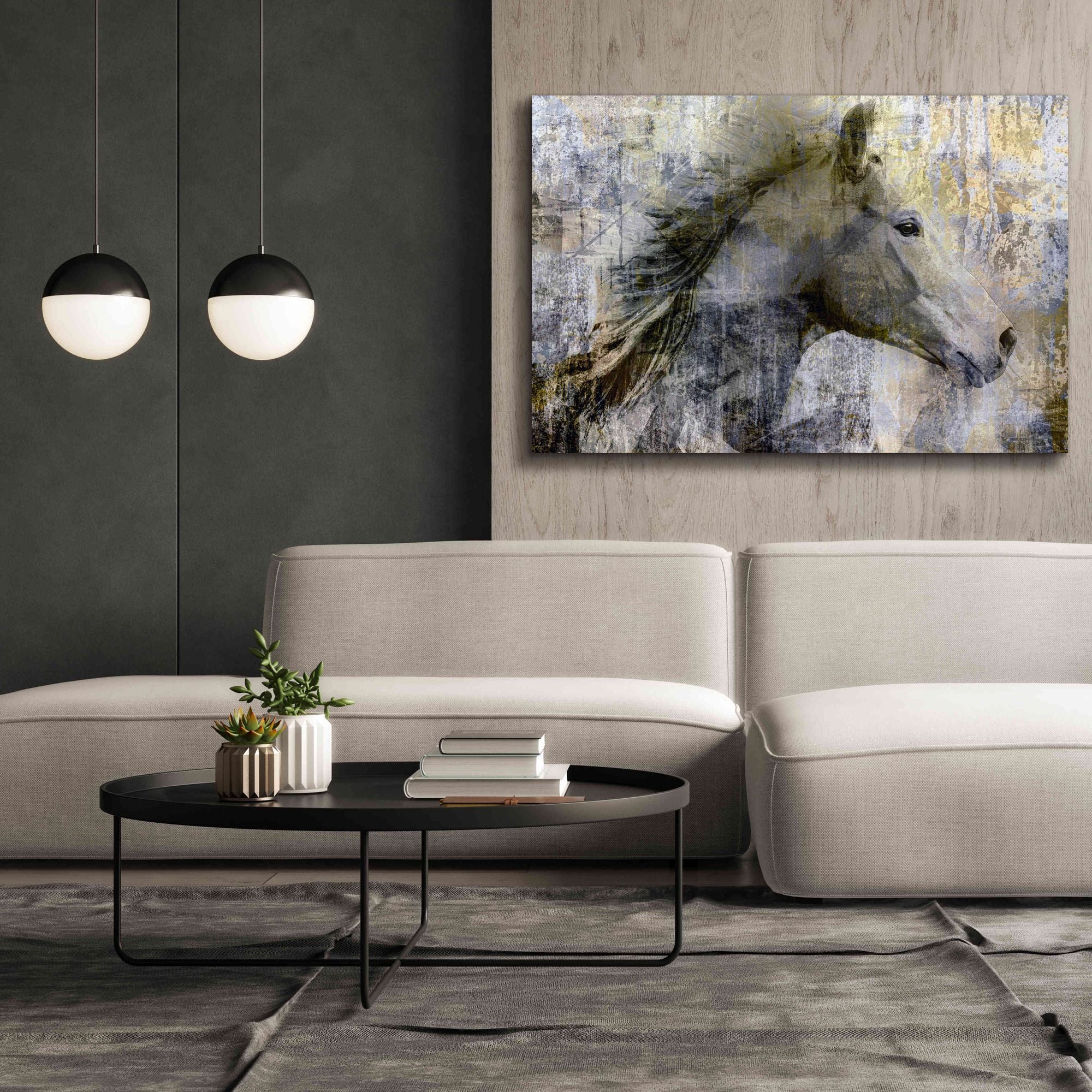 'Vintage Horse,' Canvas Wall Art,60x40