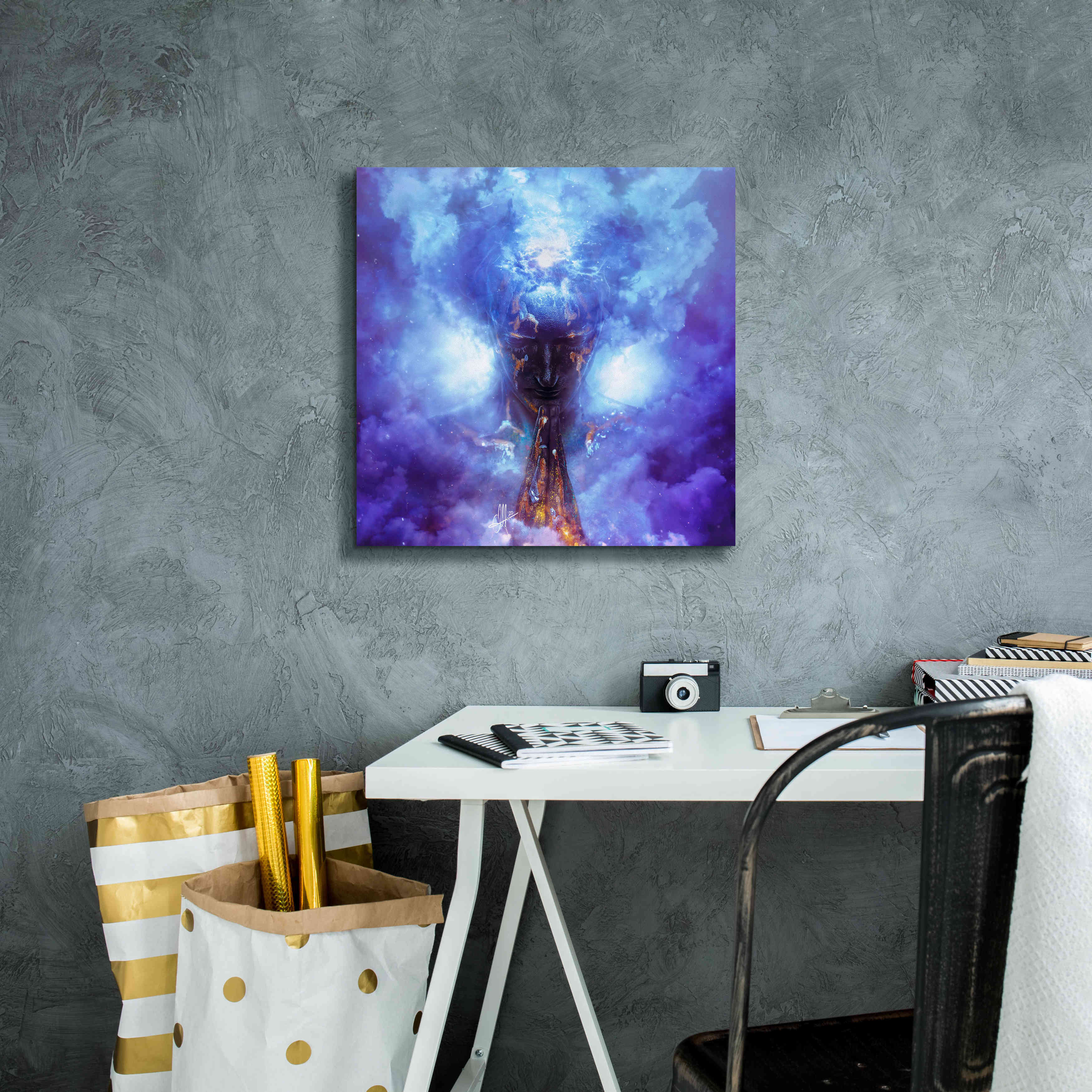 'Evaporate' by Mario Sanchez Nevado, Canvas Wall Art,18x18