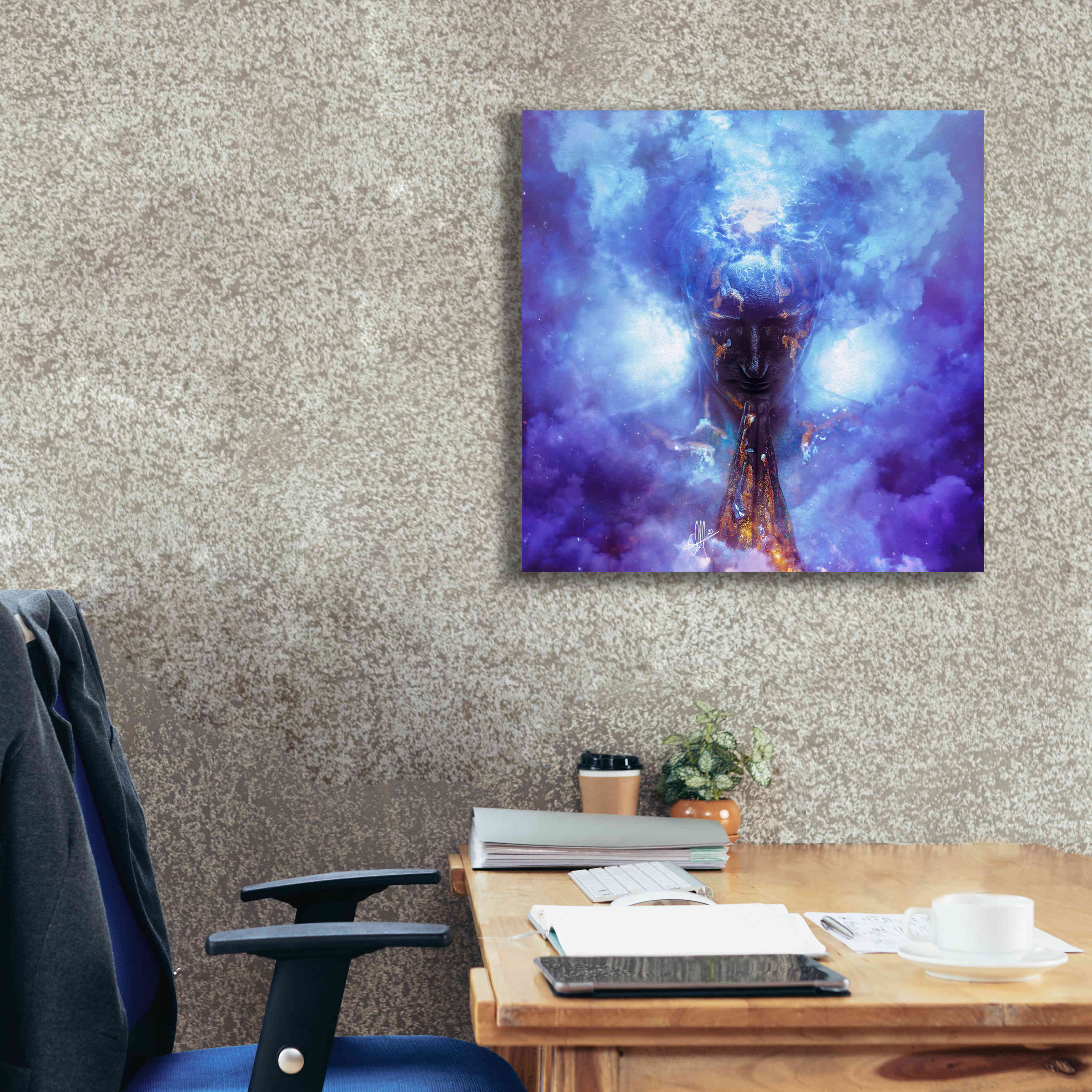 'Evaporate' by Mario Sanchez Nevado, Canvas Wall Art,26x26