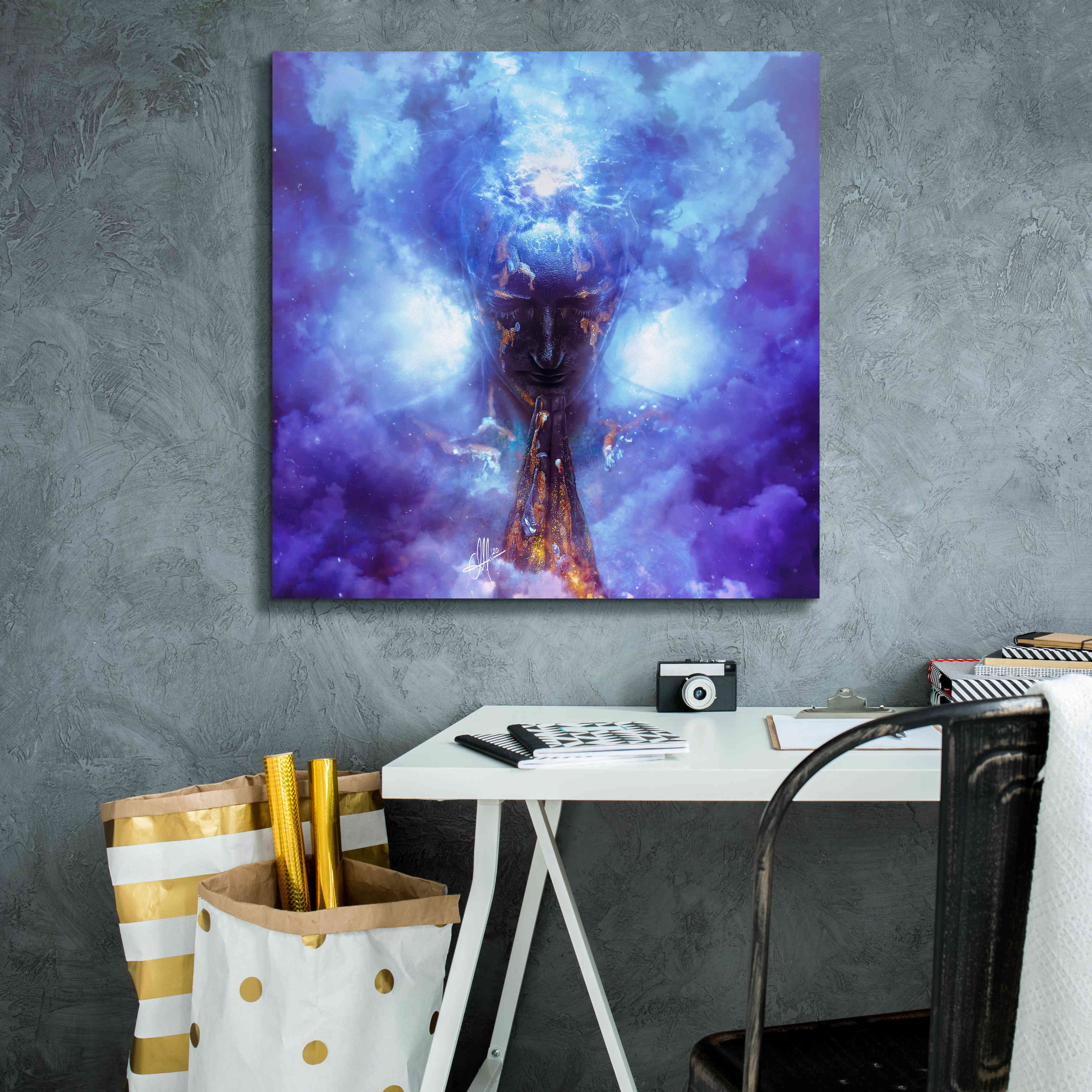 'Evaporate' by Mario Sanchez Nevado, Canvas Wall Art,26x26