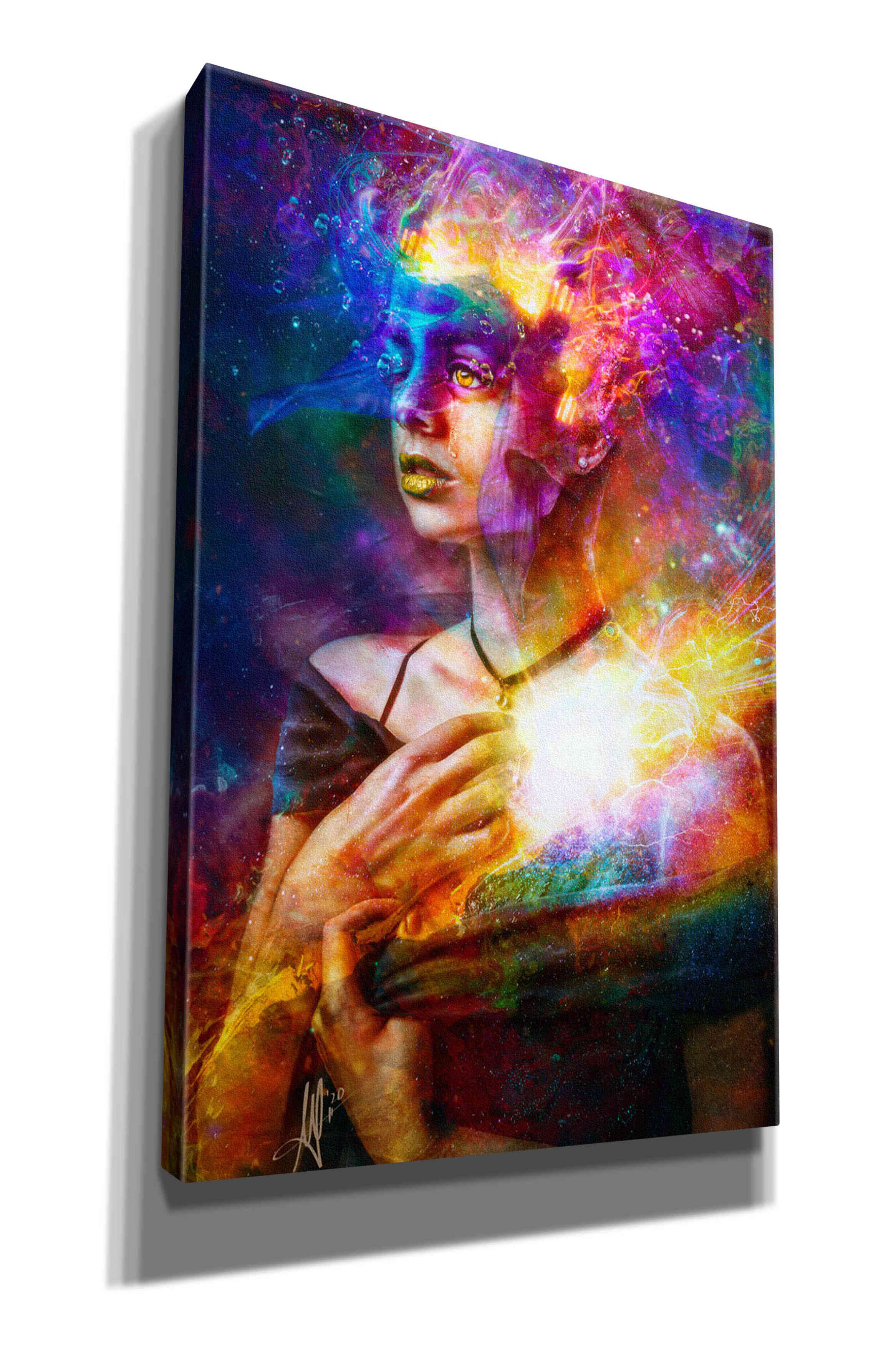 'Iridiscent Catharsis' by Mario Sanchez Nevado, Canvas Wall Art