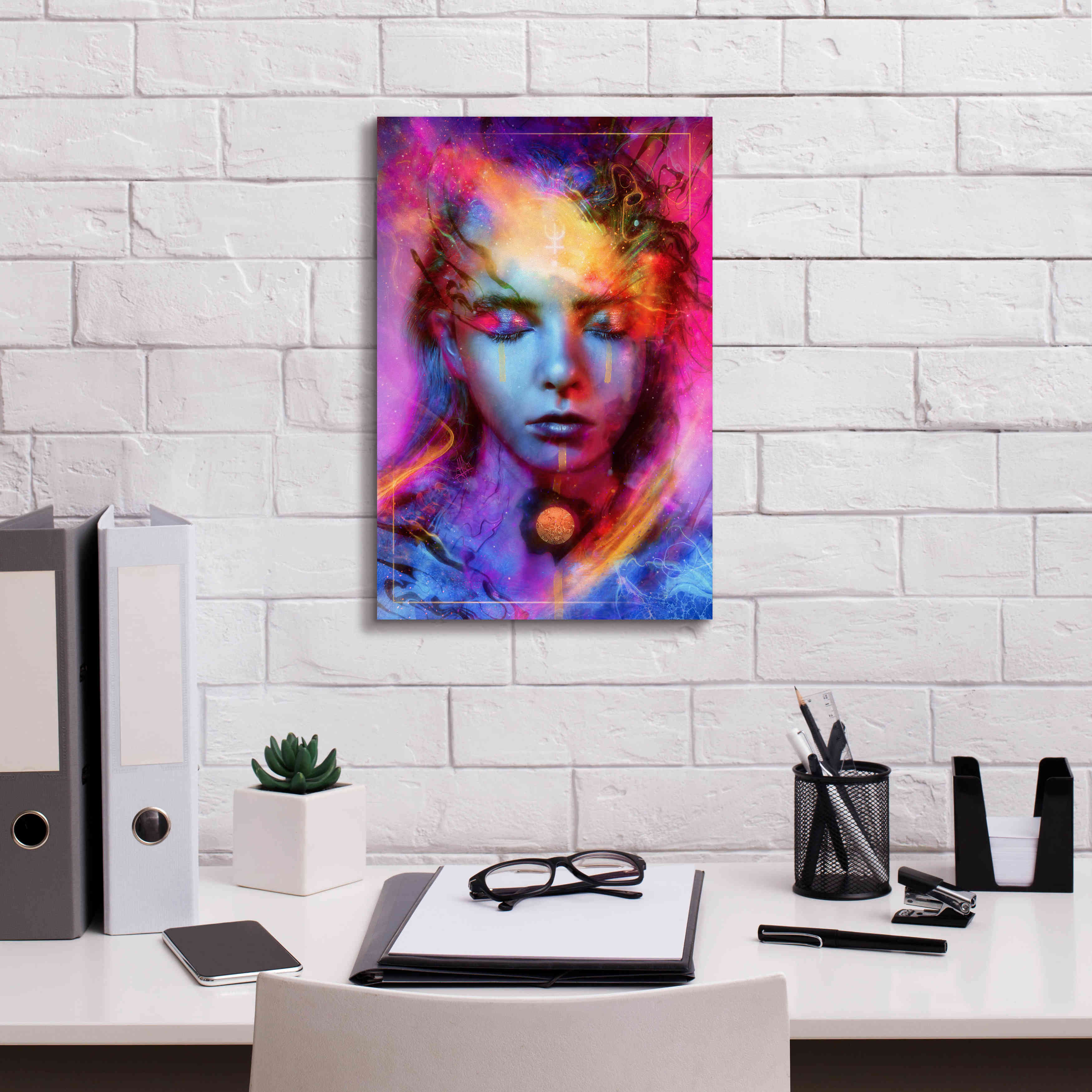 'Neptunian Metanoia' by Mario Sanchez Nevado, Canvas Wall Art,12x18