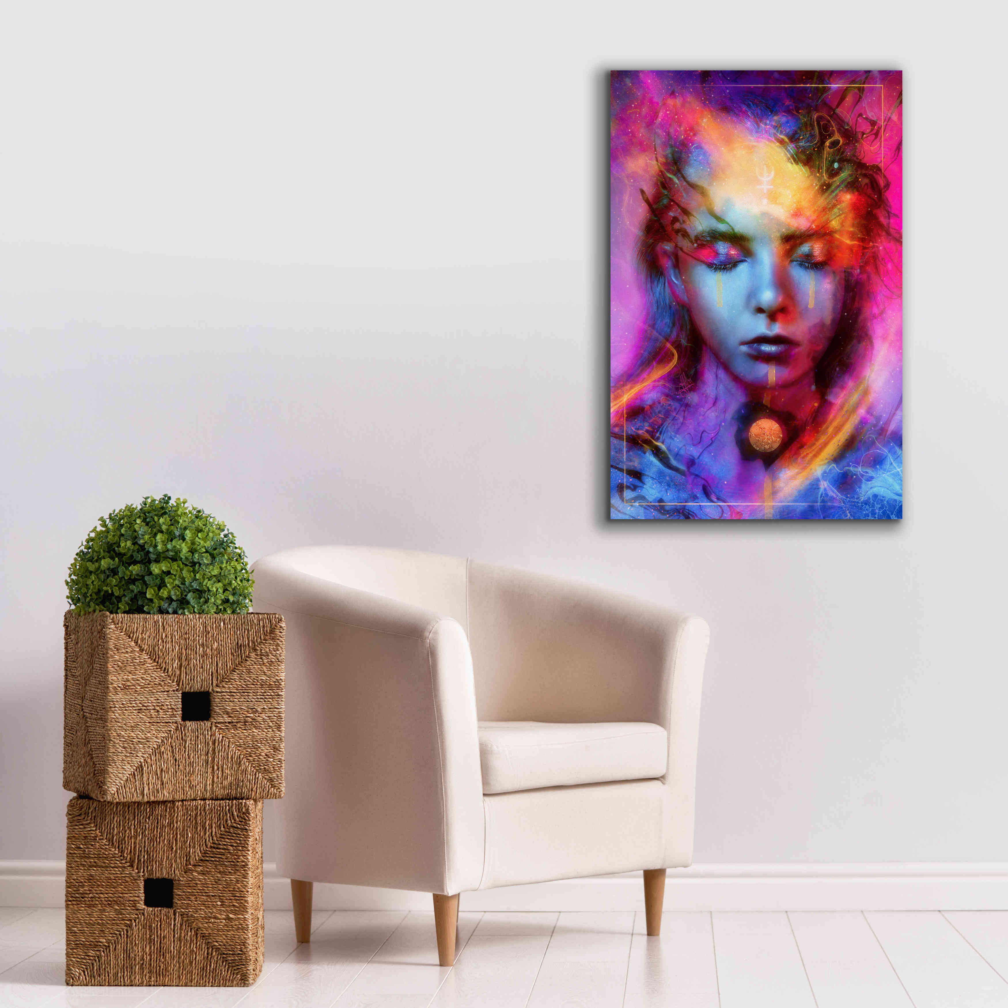 'Neptunian Metanoia' by Mario Sanchez Nevado, Canvas Wall Art,26x40