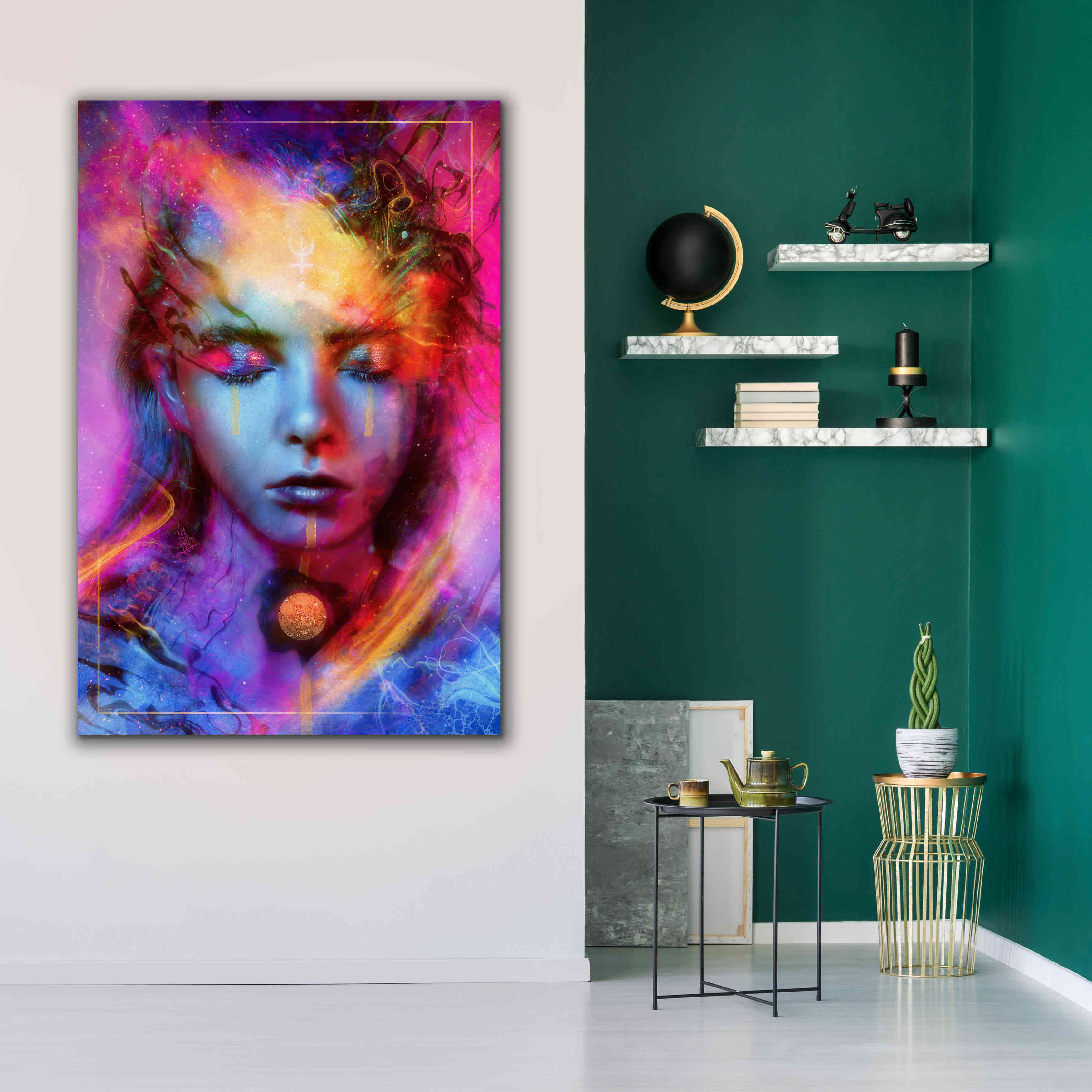 'Neptunian Metanoia' by Mario Sanchez Nevado, Canvas Wall Art,40x60