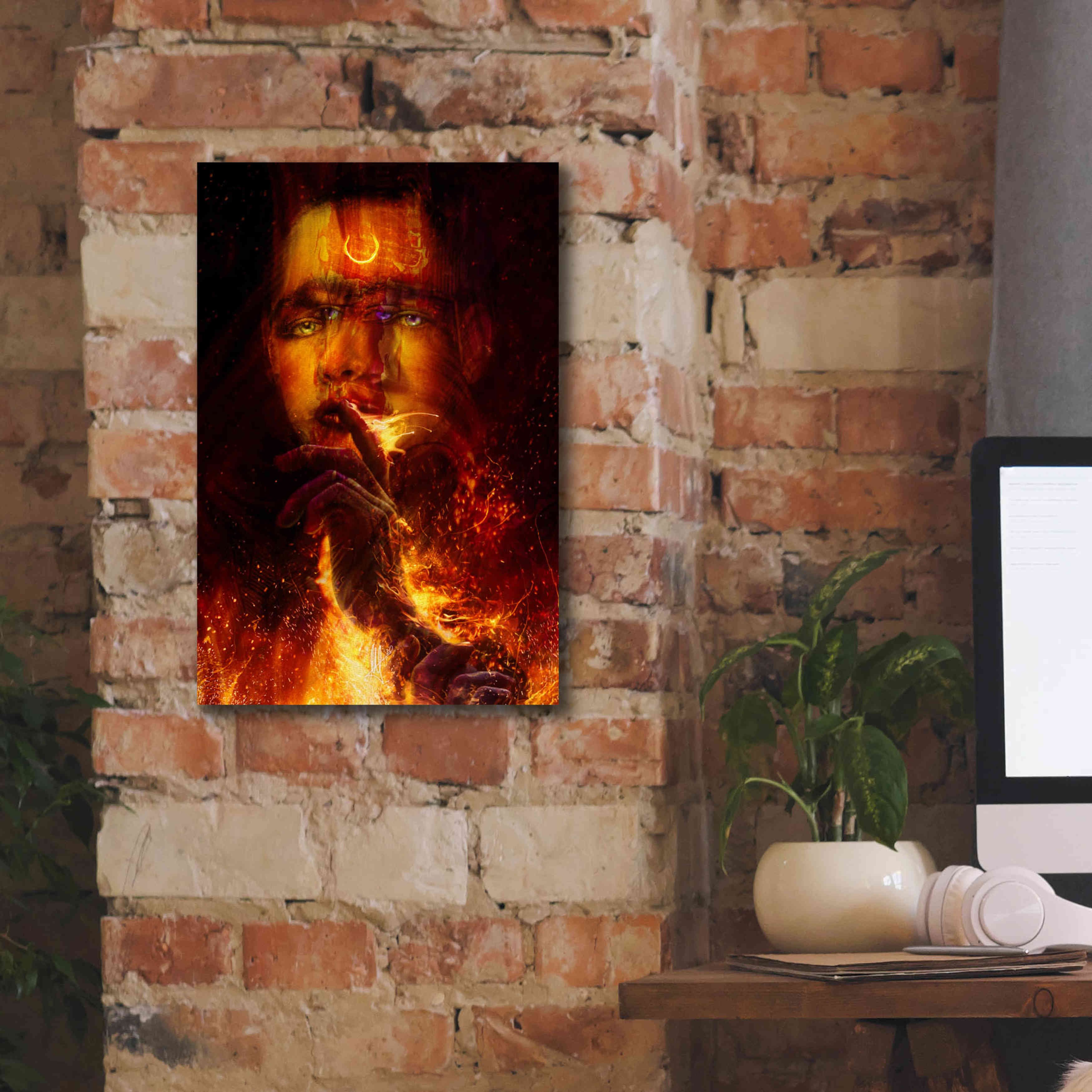 'Passive Agressive Heatwave' by Mario Sanchez Nevado, Canvas Wall Art,12x18