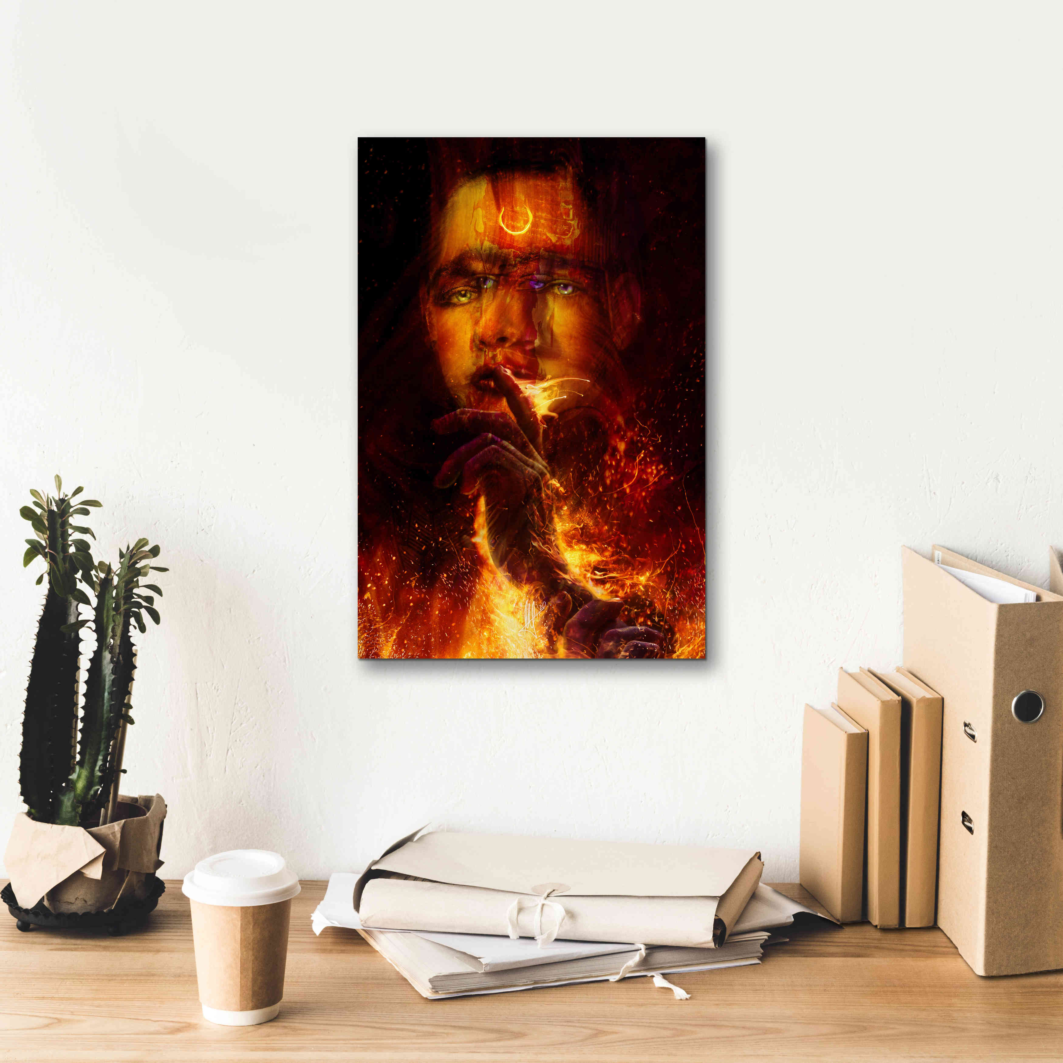 'Passive Agressive Heatwave' by Mario Sanchez Nevado, Canvas Wall Art,12x18