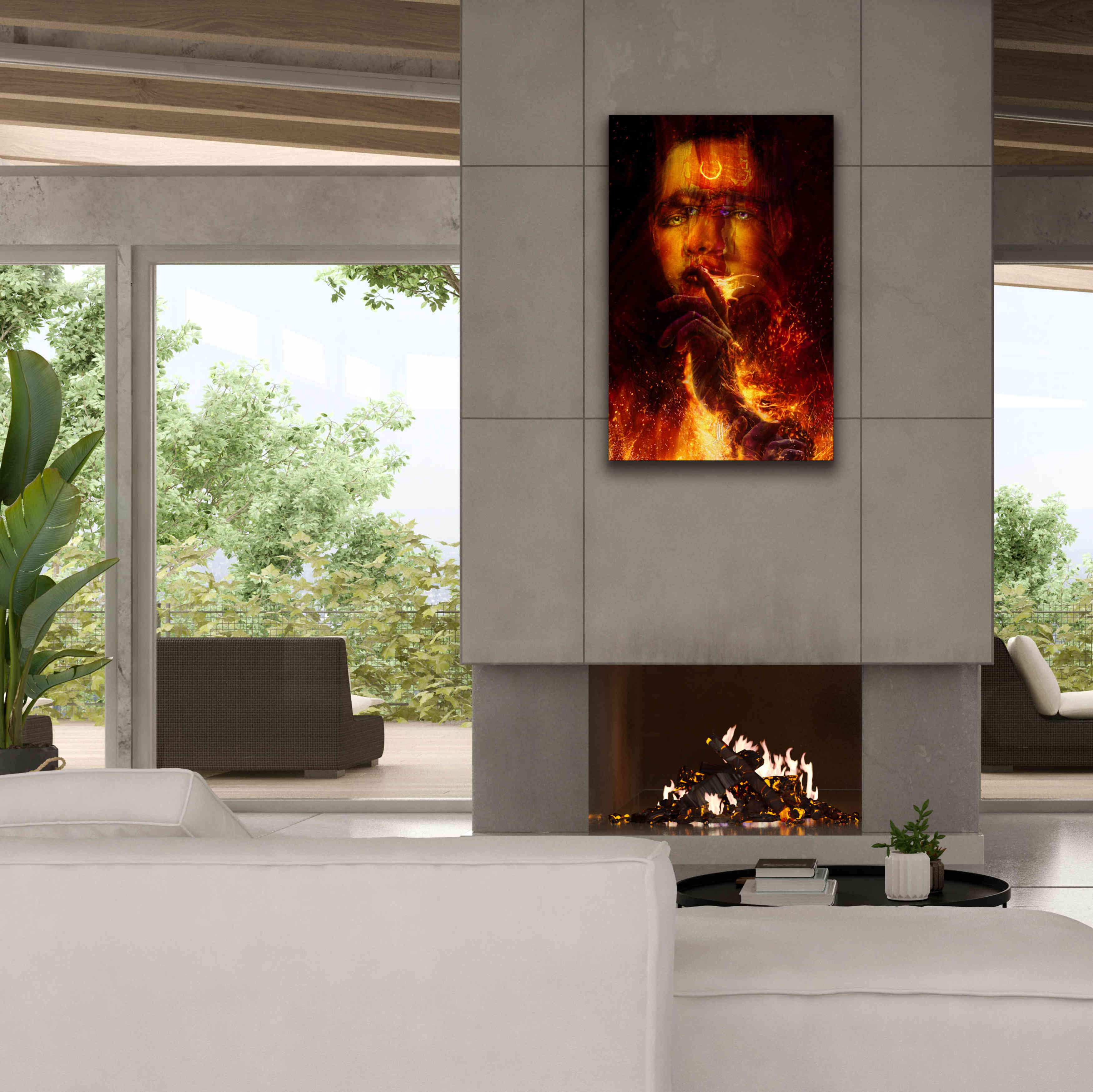 'Passive Agressive Heatwave' by Mario Sanchez Nevado, Canvas Wall Art,26x40