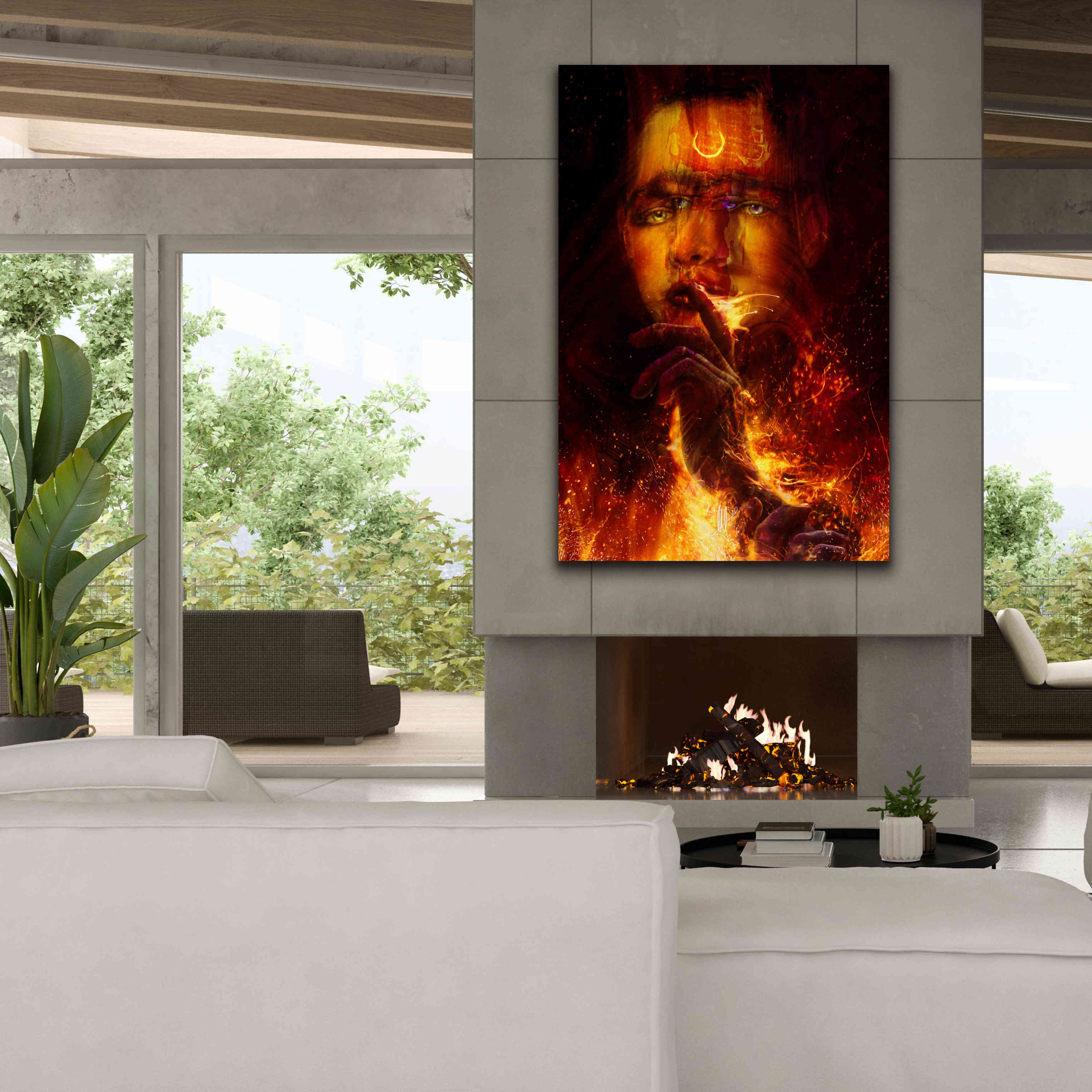 'Passive Agressive Heatwave' by Mario Sanchez Nevado, Canvas Wall Art,40x60