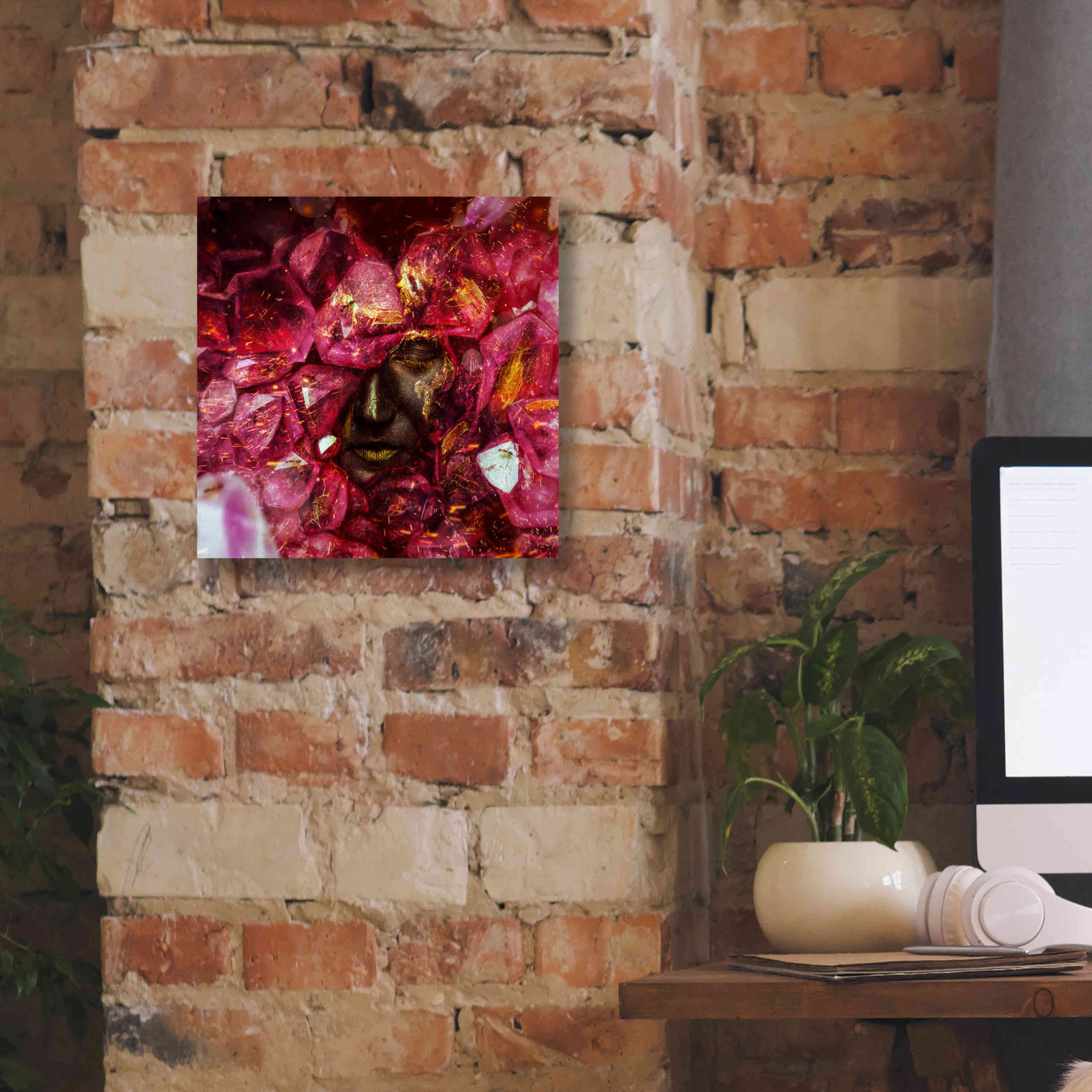 'States of the Matter - Crystallize' by Mario Sanchez Nevado, Canvas Wall Art,12x12