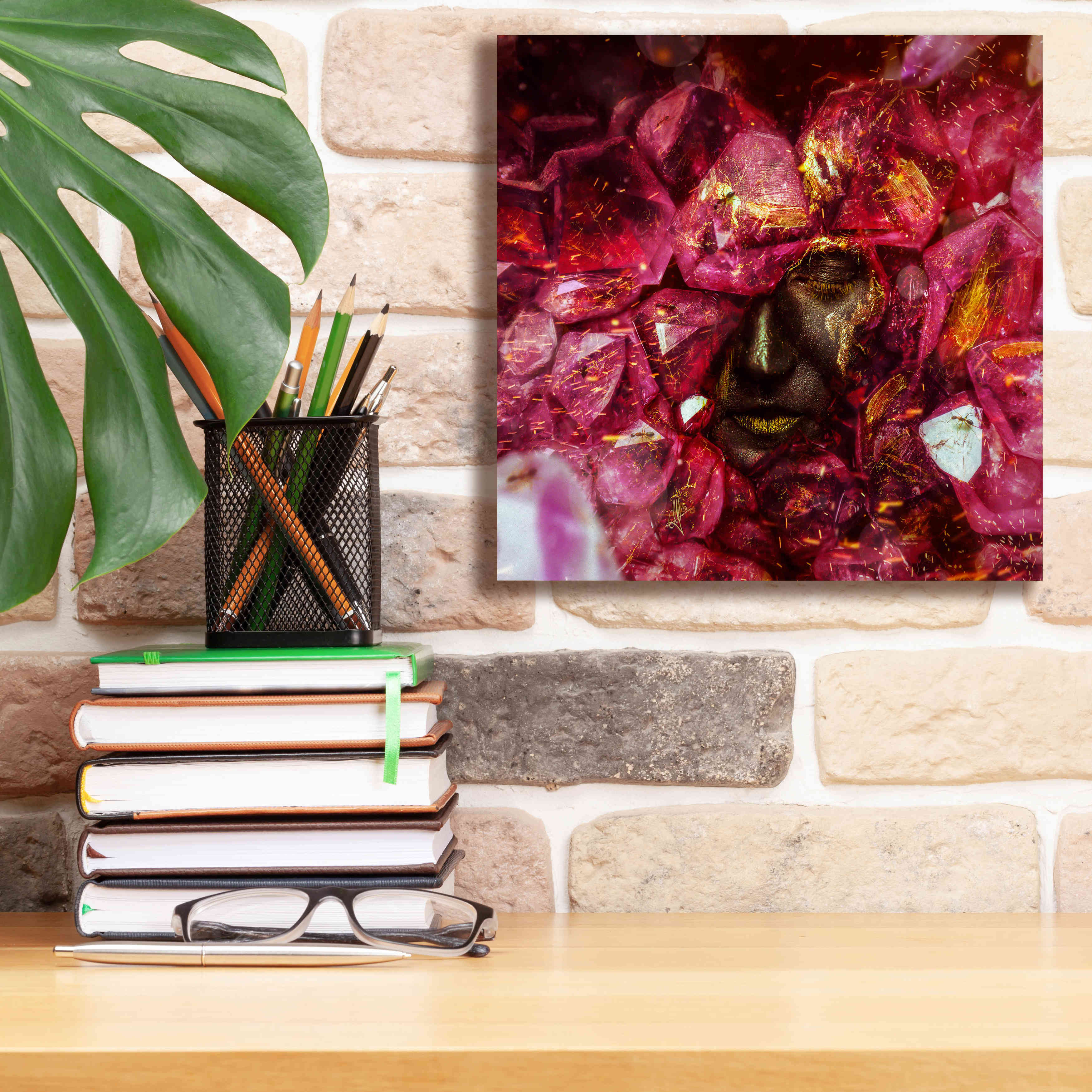 'States of the Matter - Crystallize' by Mario Sanchez Nevado, Canvas Wall Art,12x12