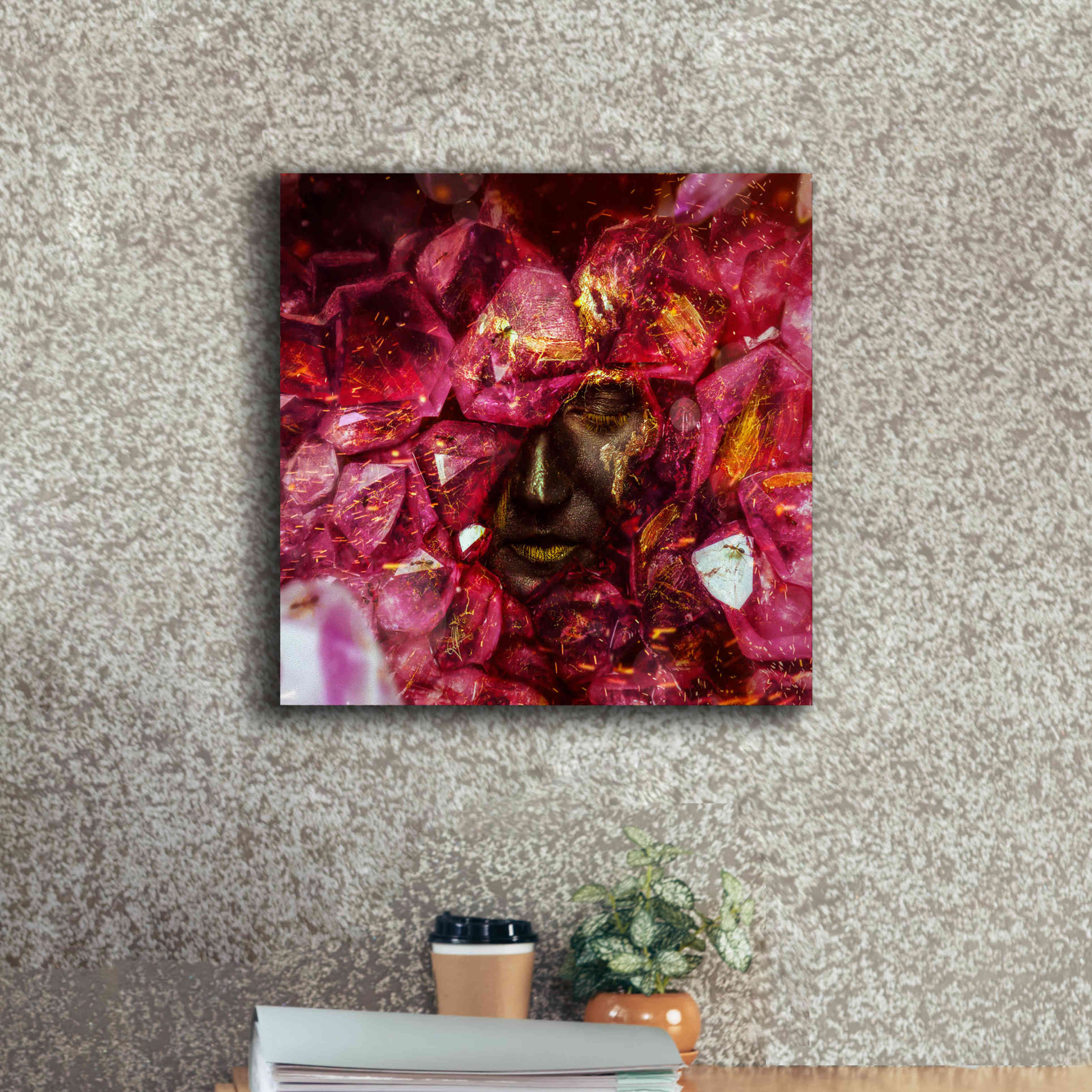 'States of the Matter - Crystallize' by Mario Sanchez Nevado, Canvas Wall Art,18x18