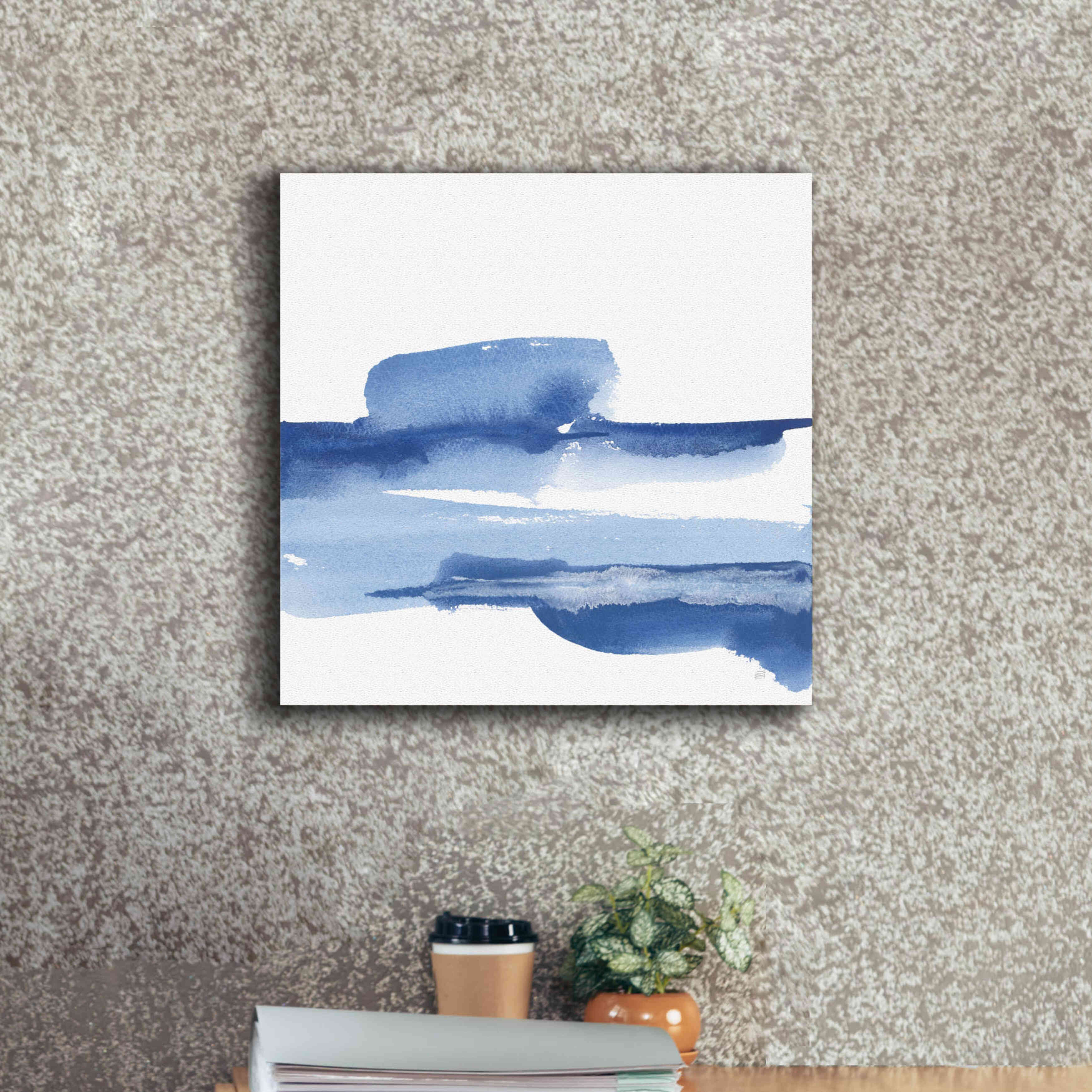 'Classic Blue I' by Chris Paschke, Giclee Canvas Wall Art,18x18