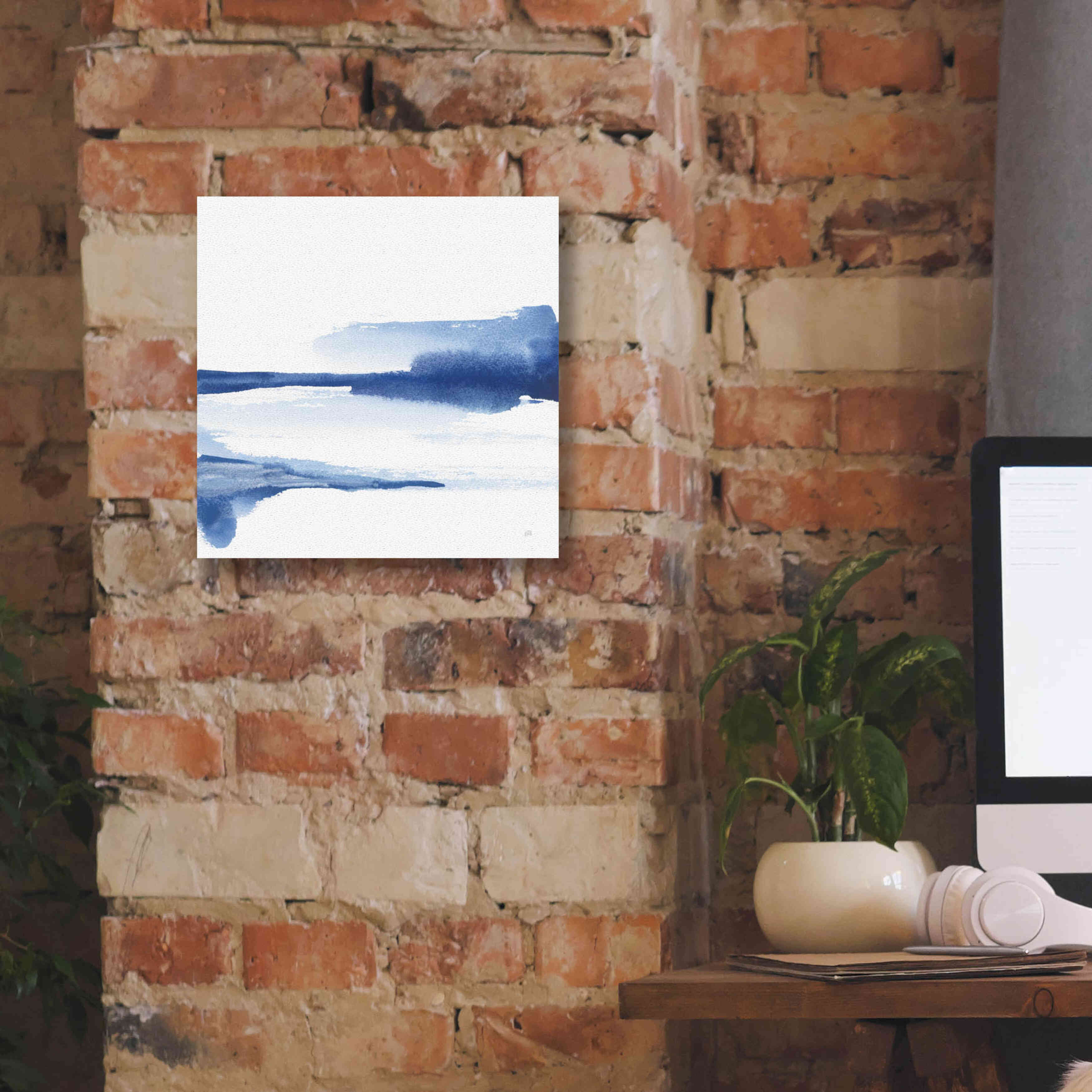 'Classic Blue II' by Chris Paschke, Giclee Canvas Wall Art,12x12