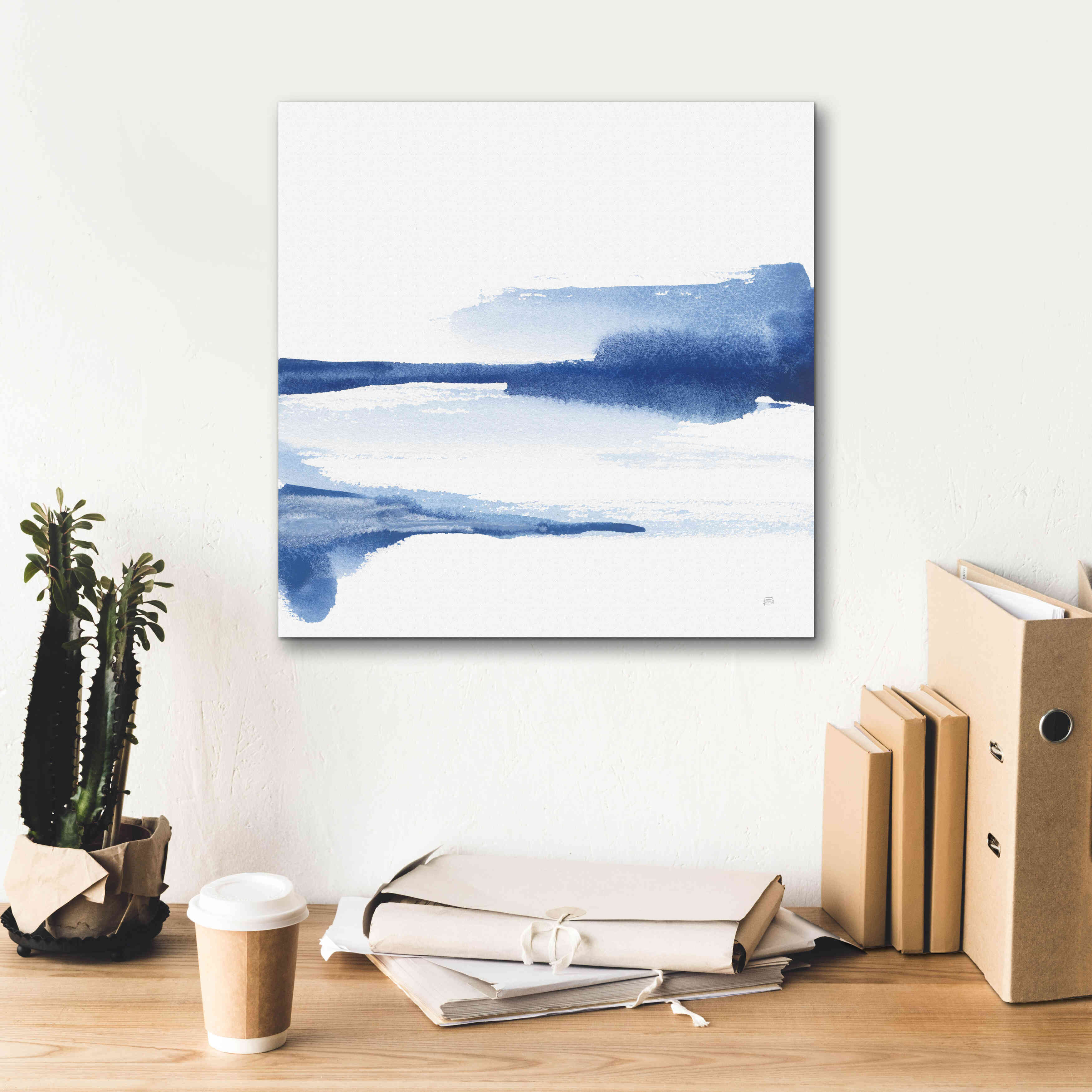 'Classic Blue II' by Chris Paschke, Giclee Canvas Wall Art,18x18