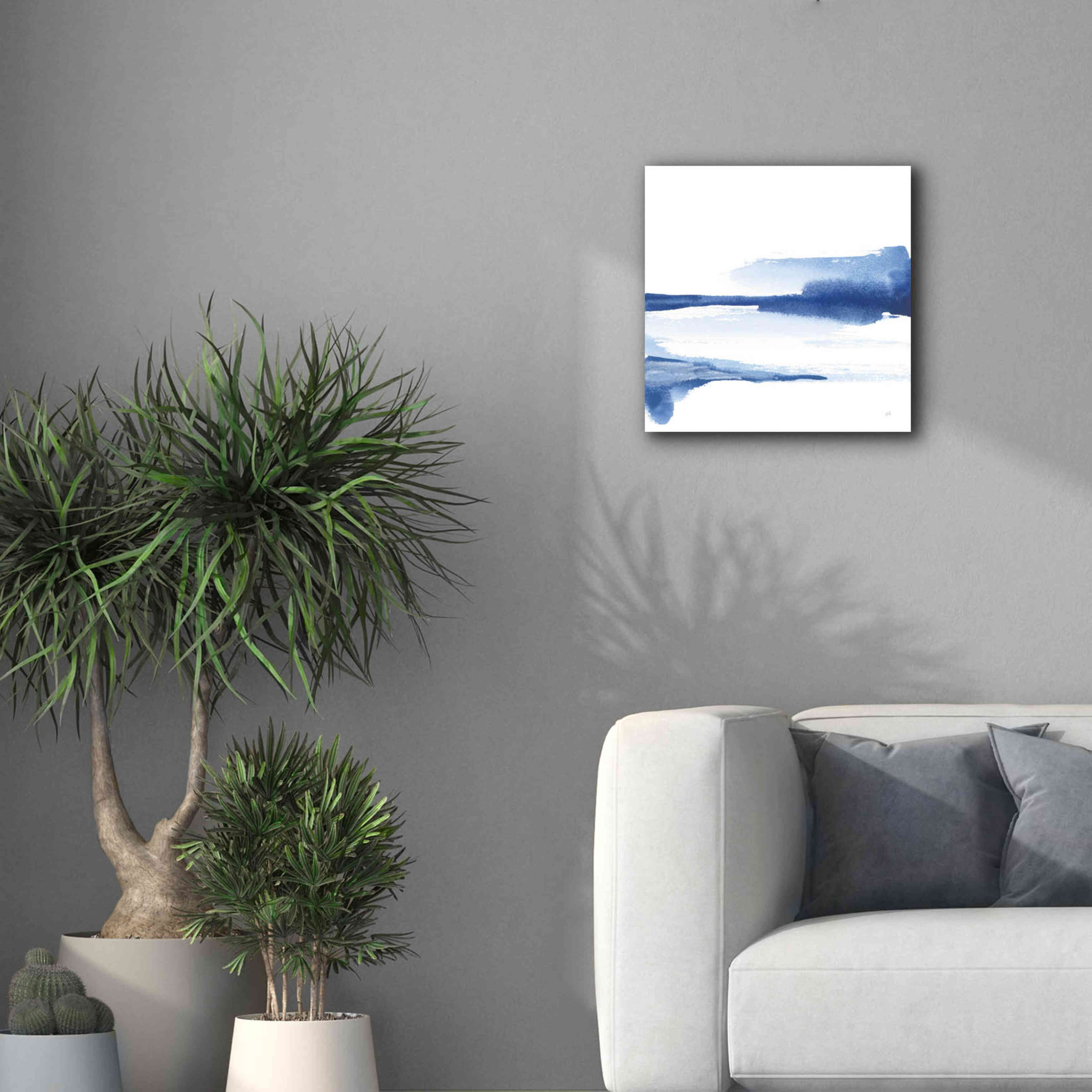 'Classic Blue II' by Chris Paschke, Giclee Canvas Wall Art,18x18