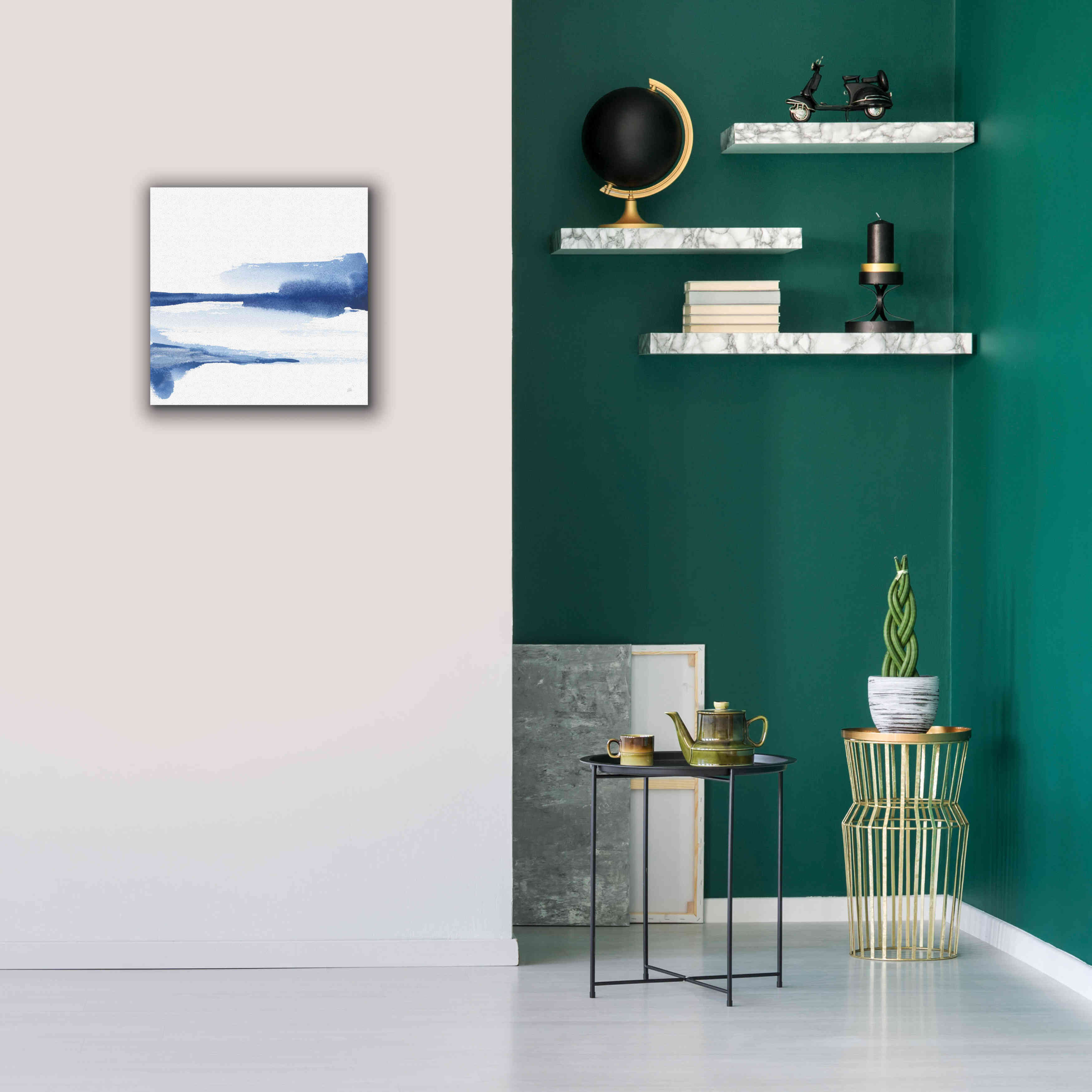 'Classic Blue II' by Chris Paschke, Giclee Canvas Wall Art,18x18