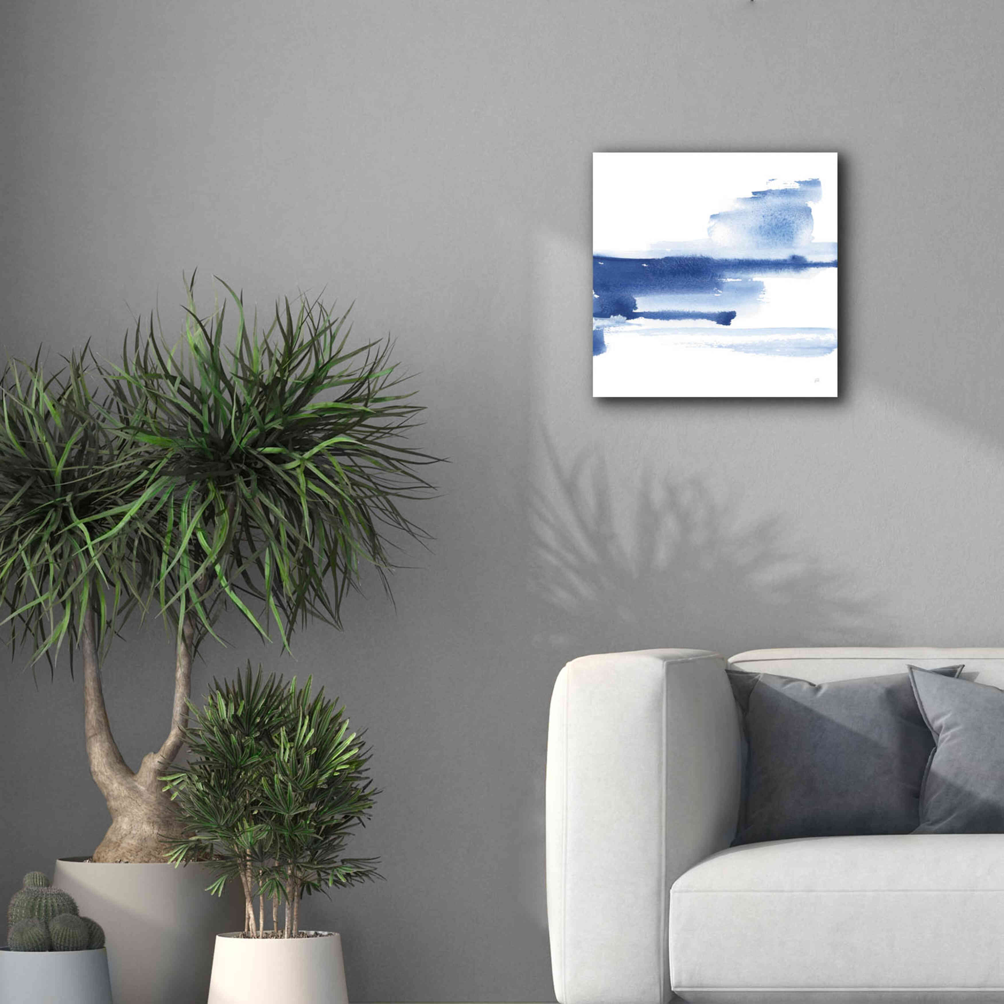 'Classic Blue III' by Chris Paschke, Giclee Canvas Wall Art,18x18