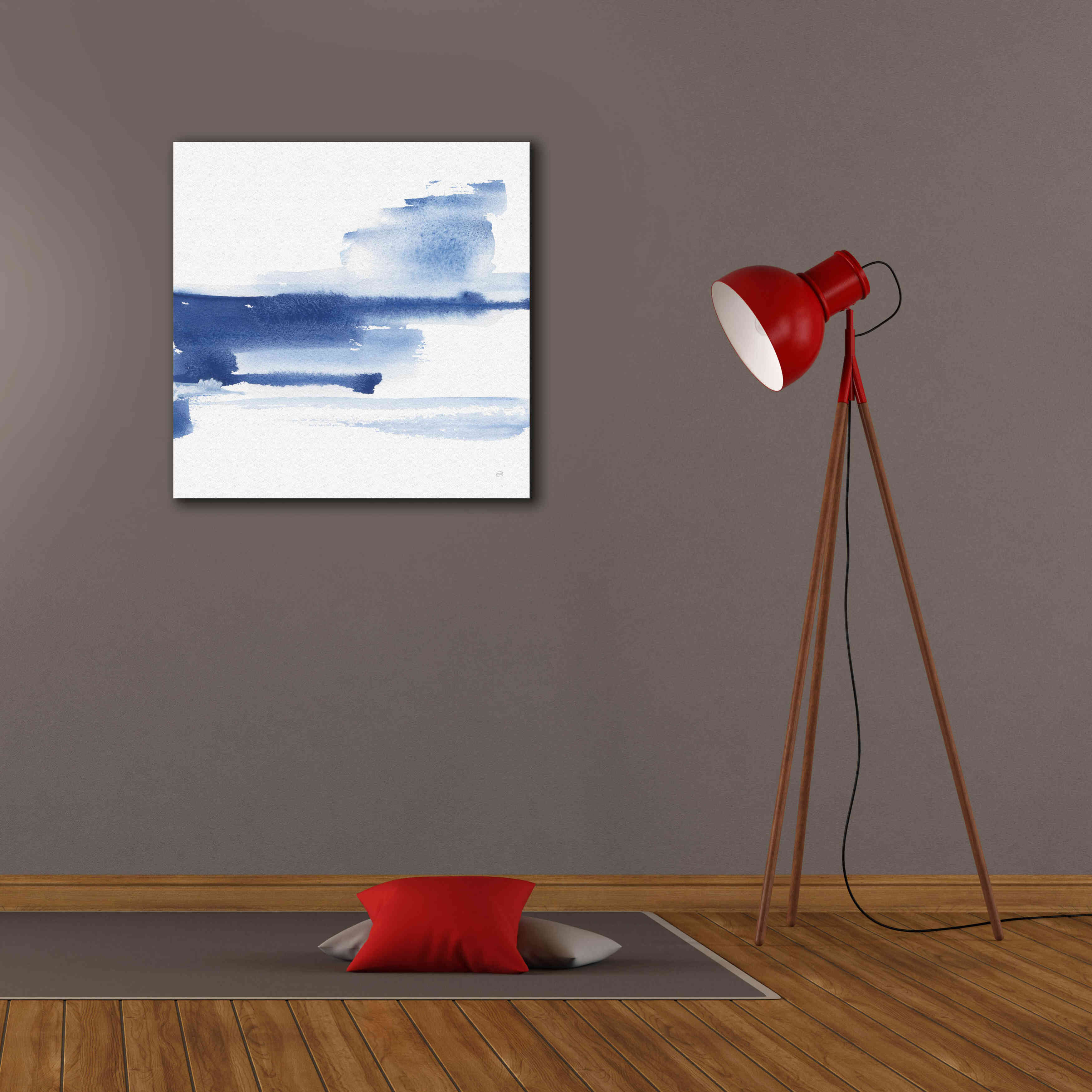 'Classic Blue III' by Chris Paschke, Giclee Canvas Wall Art,26x26