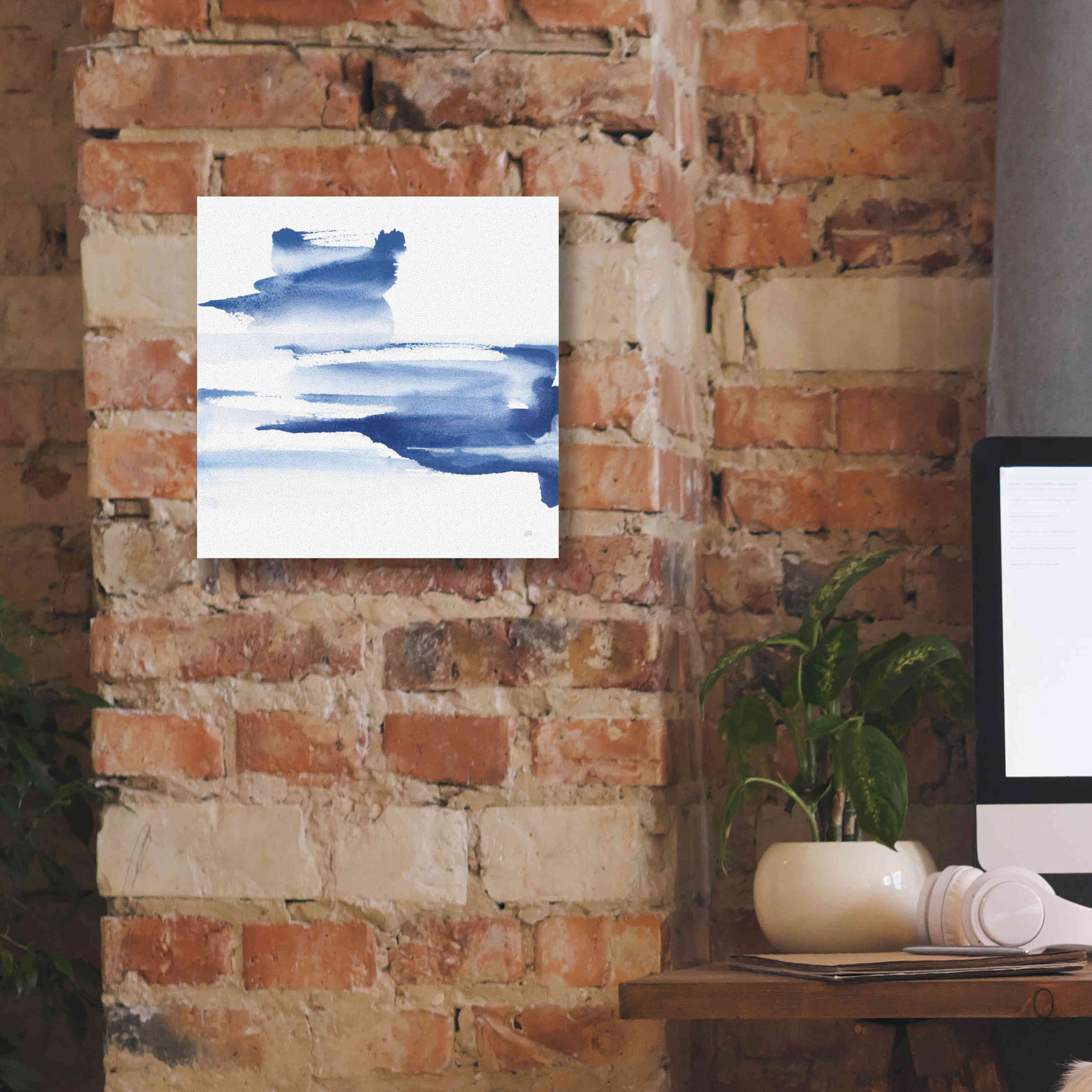 'Classic Blue IV' by Chris Paschke, Giclee Canvas Wall Art,12x12