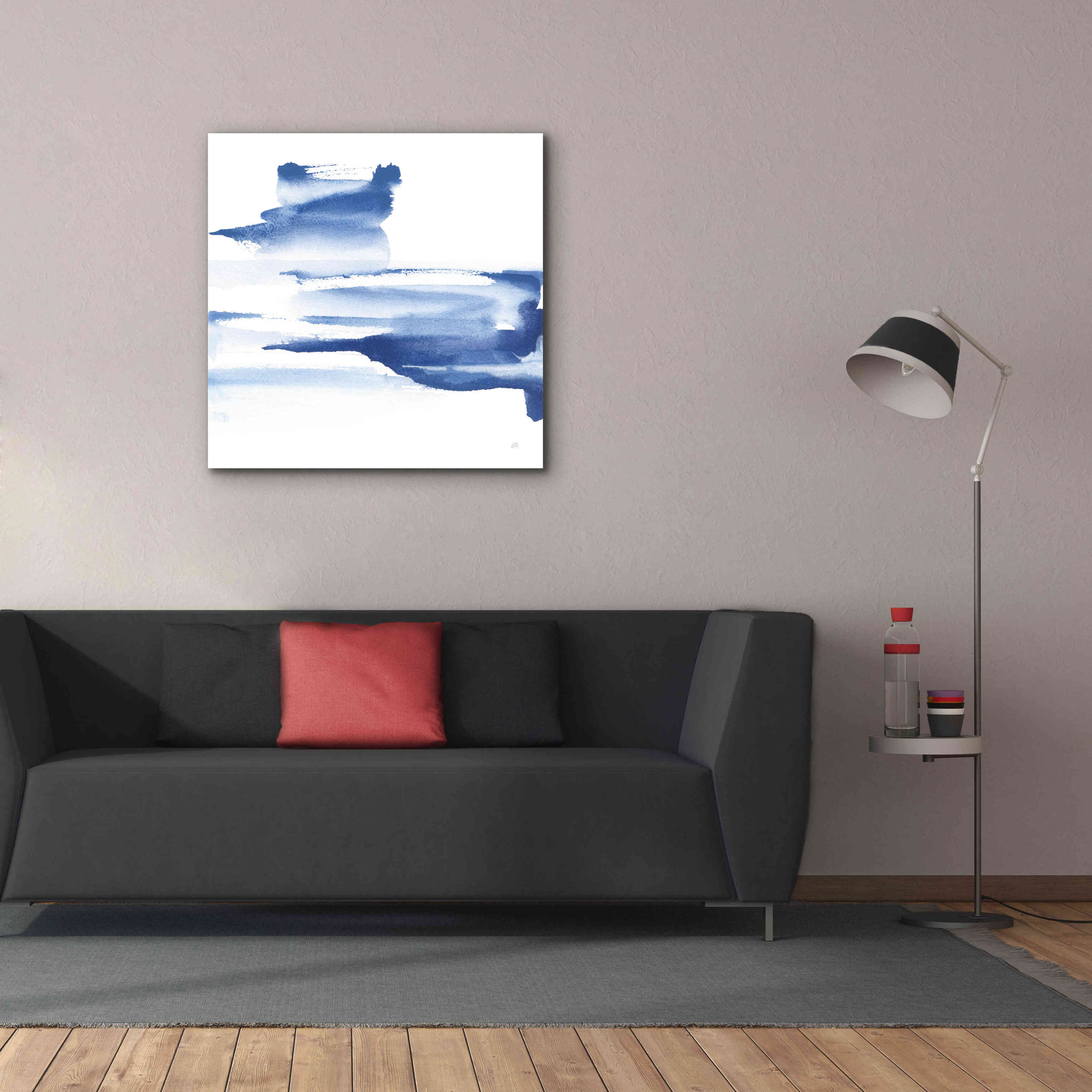 'Classic Blue IV' by Chris Paschke, Giclee Canvas Wall Art,37x37