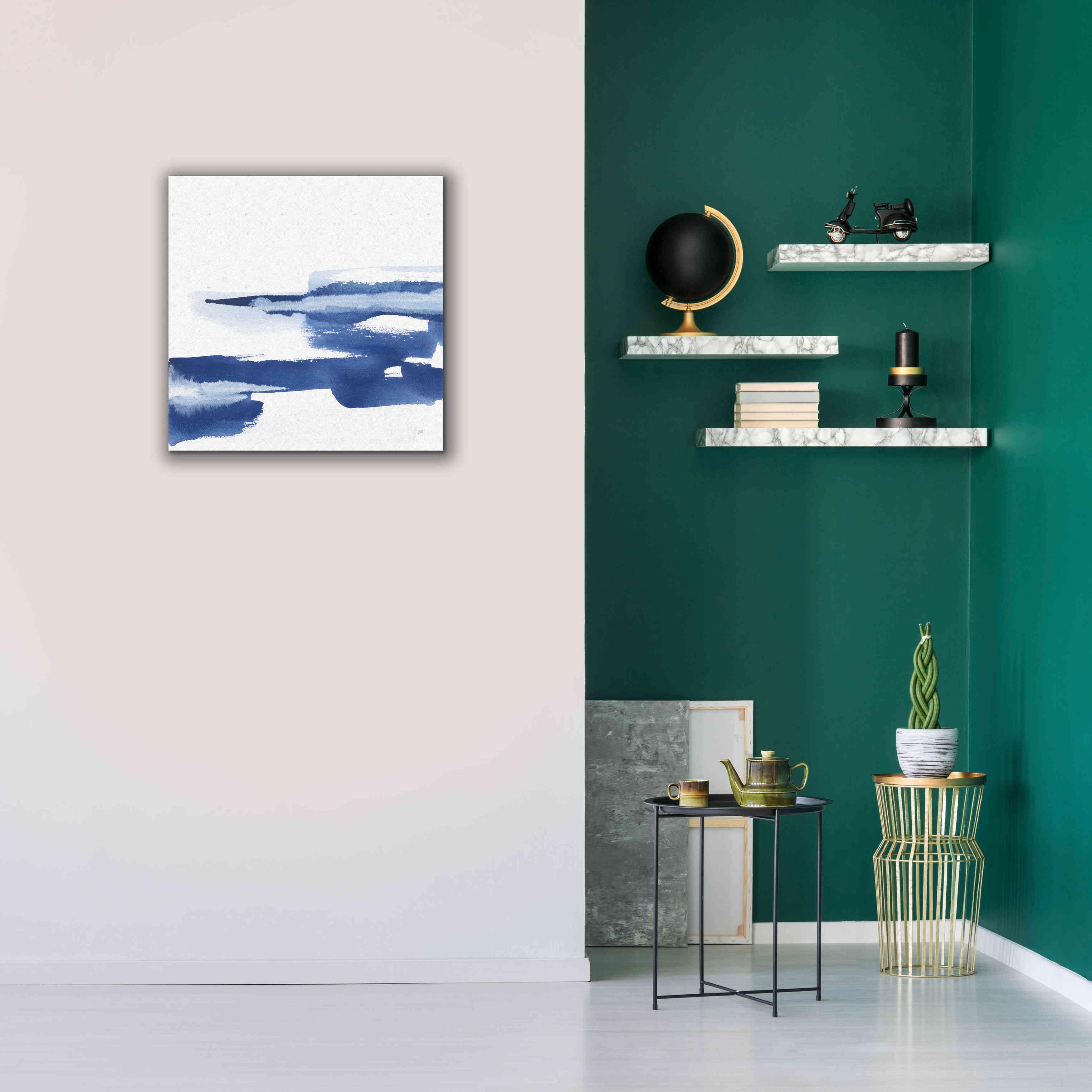 'Classic Blue VI' by Chris Paschke, Giclee Canvas Wall Art,26x26