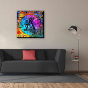'Aave Crypto In Color' by Portfolio Giclee Canvas Wall Art,37x37