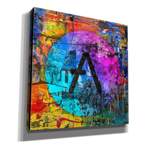 Image of 'Aave Crypto In Color' by Portfolio Giclee Canvas Wall Art