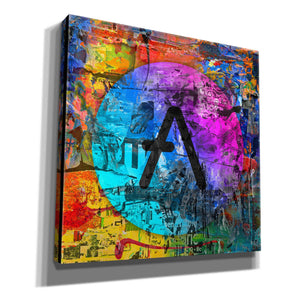 'Aave Crypto In Color' by Portfolio Giclee Canvas Wall Art