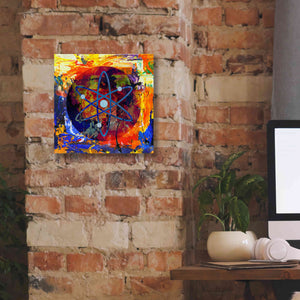 'Atom Cosmos Crypto In Color' by Portfolio Giclee Canvas Wall Art,12x12