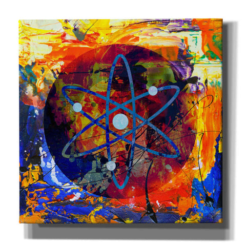 Image of 'Atom Cosmos Crypto In Color' by Portfolio Giclee Canvas Wall Art