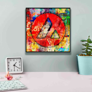 'Avax Avalanche Crypto In Color' by Portfolio Giclee Canvas Wall Art,12x12
