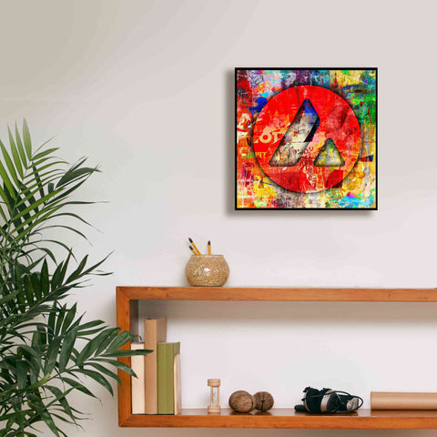 Image of 'Avax Avalanche Crypto In Color' by Portfolio Giclee Canvas Wall Art,12x12