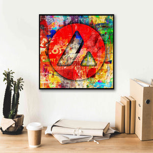 'Avax Avalanche Crypto In Color' by Portfolio Giclee Canvas Wall Art,18x18