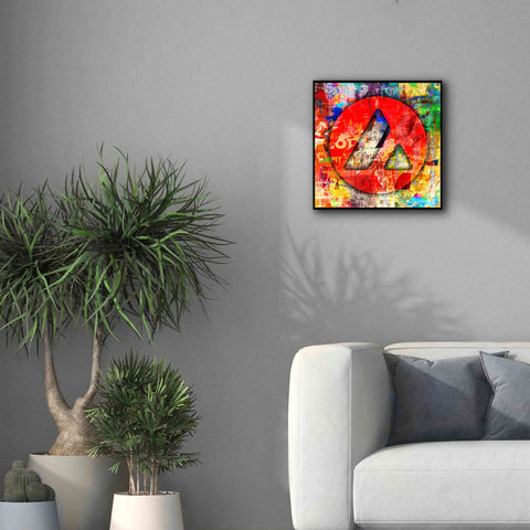 Image of 'Avax Avalanche Crypto In Color' by Portfolio Giclee Canvas Wall Art,18x18