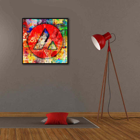 Image of 'Avax Avalanche Crypto In Color' by Portfolio Giclee Canvas Wall Art,26x26