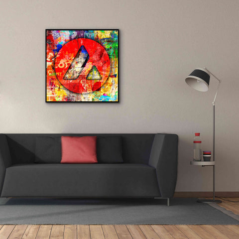 Image of 'Avax Avalanche Crypto In Color' by Portfolio Giclee Canvas Wall Art,37x37