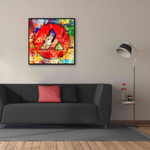 'Avax Avalanche Crypto In Color' by Portfolio Giclee Canvas Wall Art,37x37