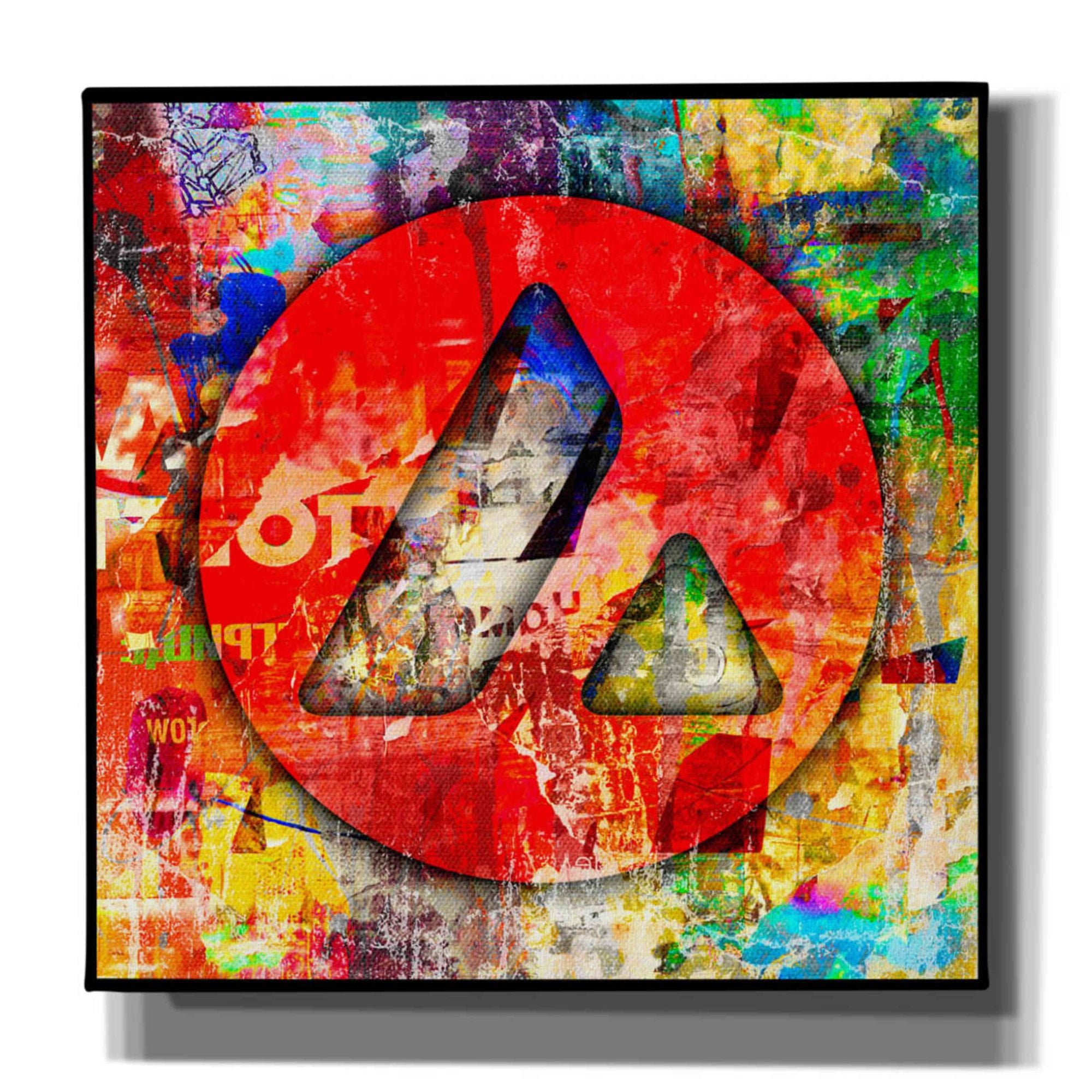 'Avax Avalanche Crypto In Color' by Portfolio Giclee Canvas Wall Art